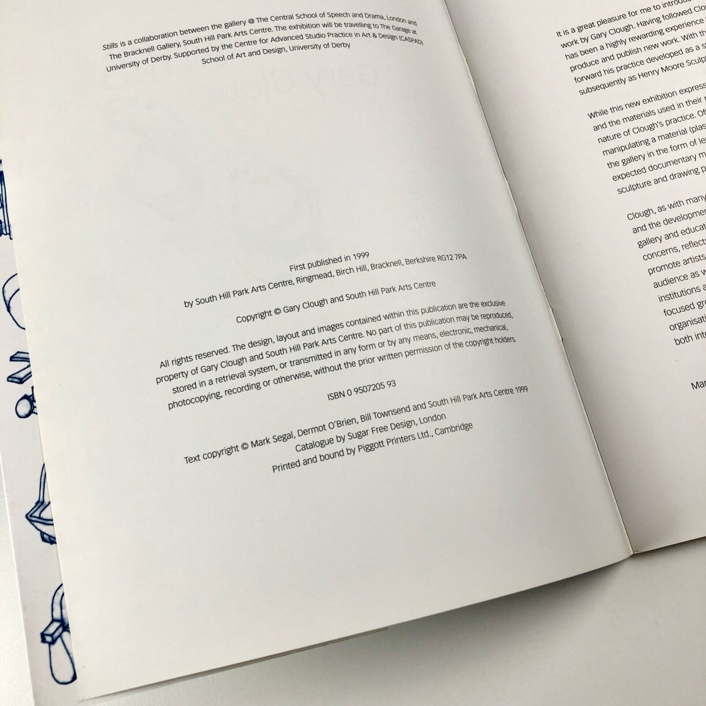 Gary Clough Stills | South Hill Park, Bracknell Gallery 1999