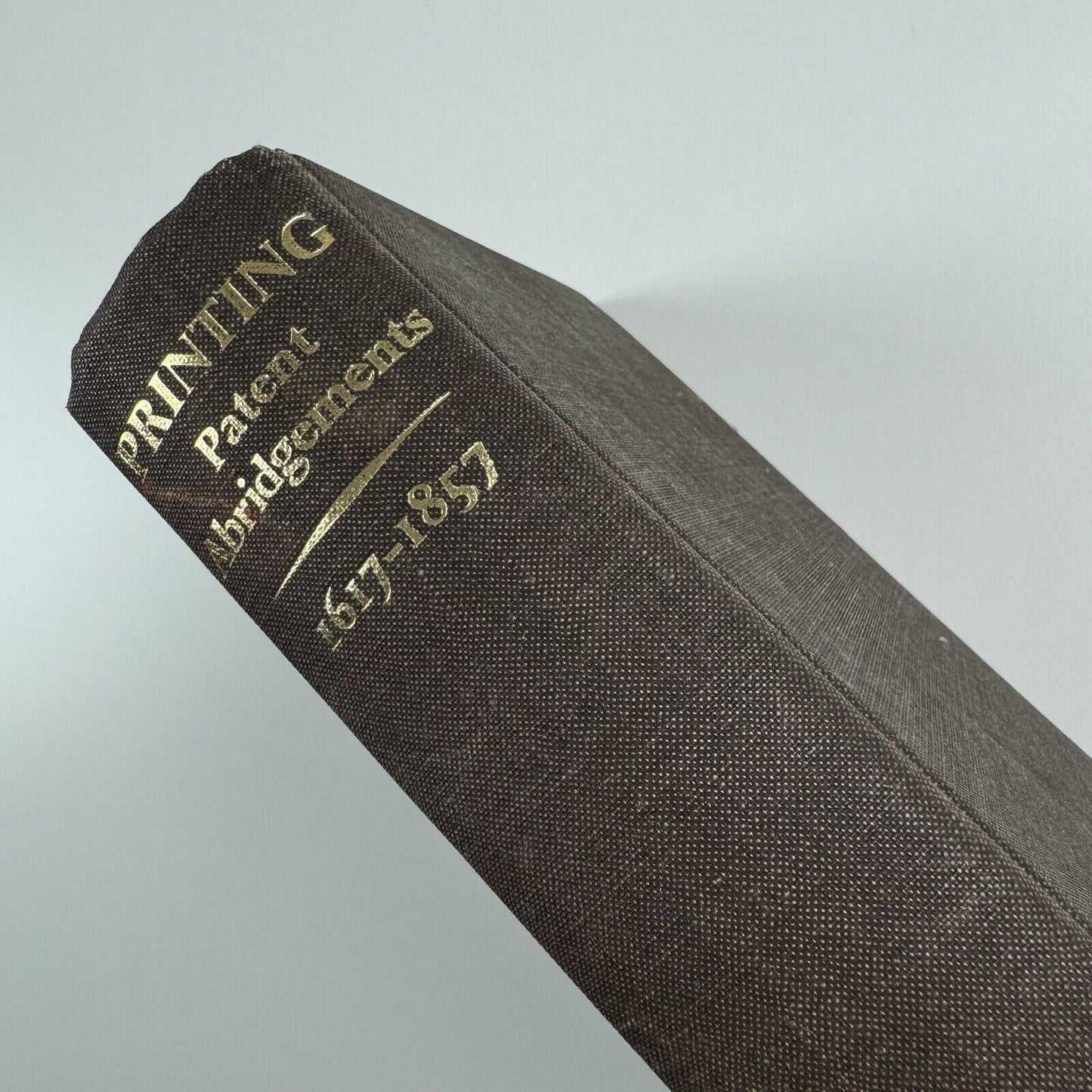 Printing Patents 1617-1857 | Printing Historical Society| James Harrison, 1969
