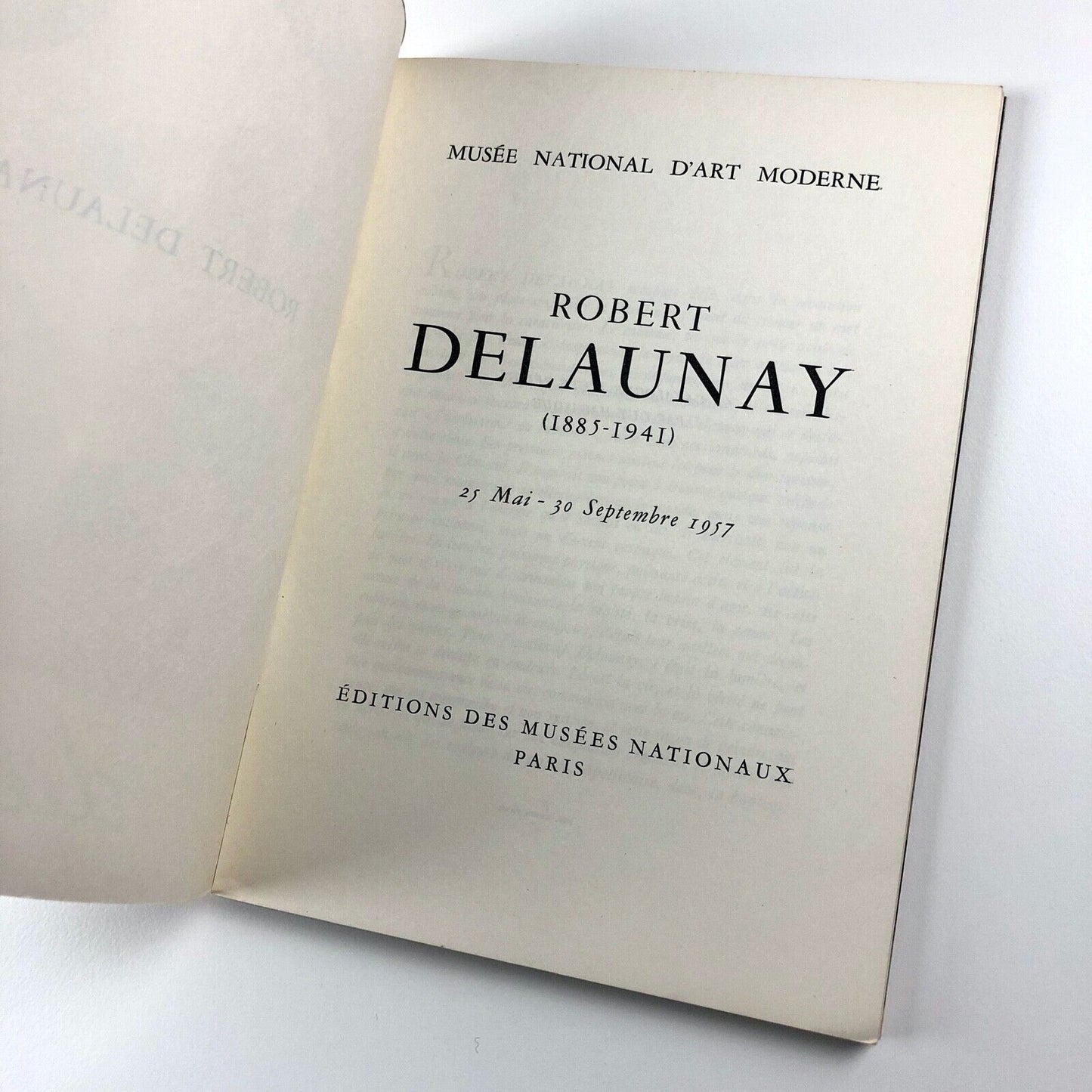 Robert Delaunay (1885-1941) | Musee National d’Art Moderne catalogue booklet, 1957