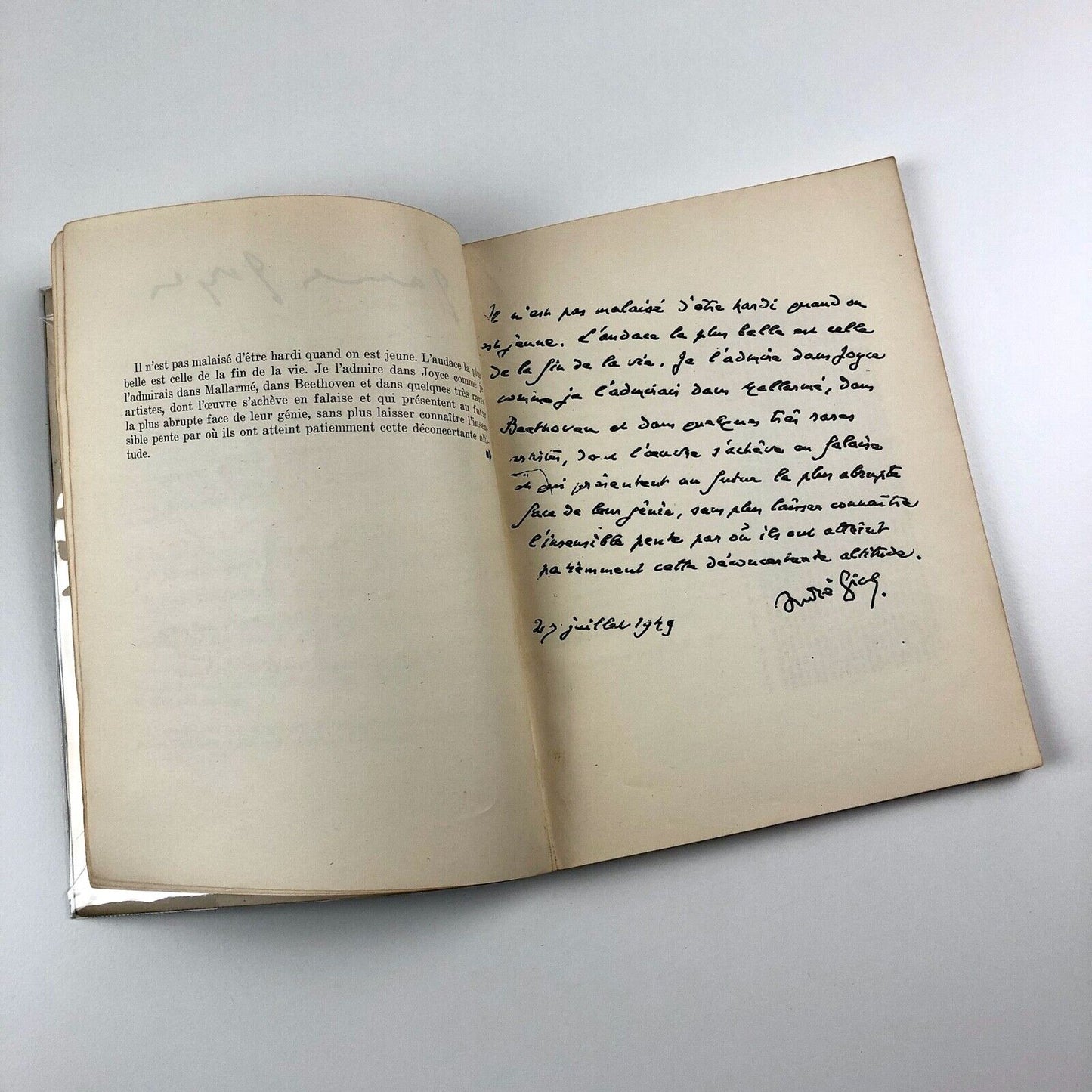 Sa vie, son oeuvre, son rayonnement James Joyce 1949 exhibition, La Hune, Paris