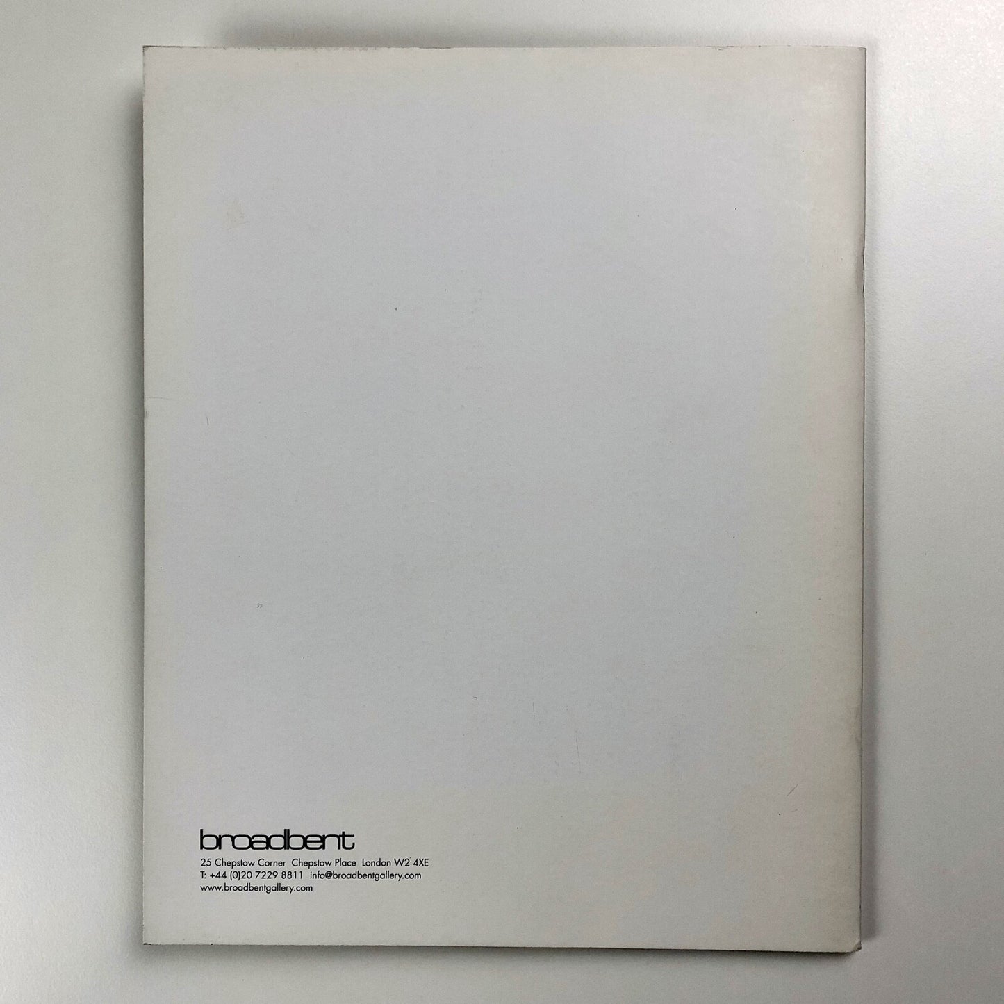 Willard Boepple: The Sense of Things | Broadbent Gallery / Maddox Arts | Catalogue, with private view card