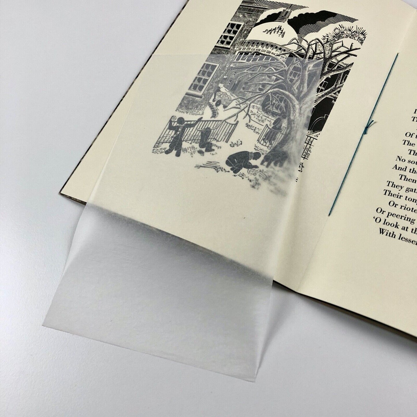Robert Bridges – London Snow | The Simon King Press, 1988 limited edition