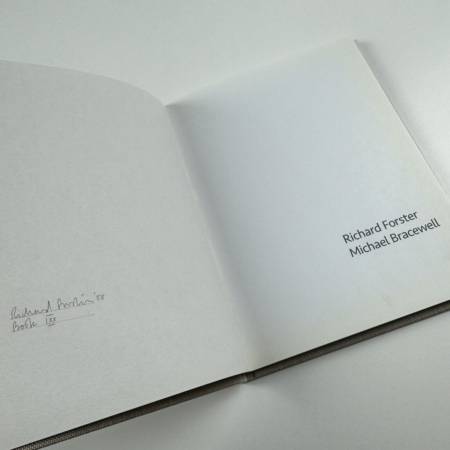 Richard Forster / Michael Gracewell | Ingleby Gallery catalogue, 2008 | Signed