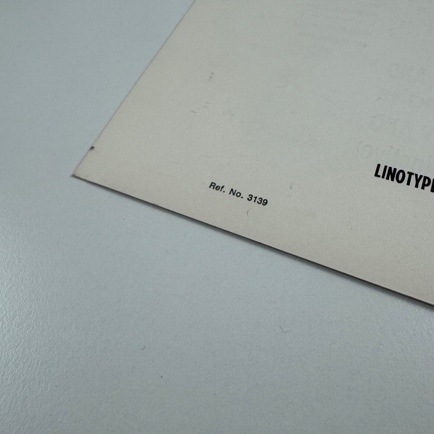 Linotype Erbar Light Condensed with Bold Condensed. Type specimen sheet. Undated