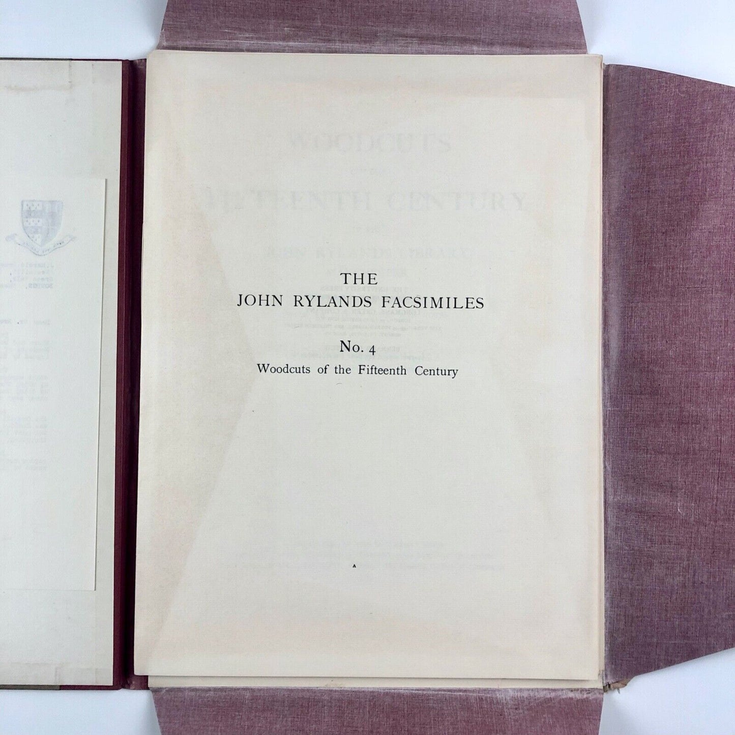Woodcuts of the Fifteenth Century | John Rylands Library | Campbell Dodgson, 1915