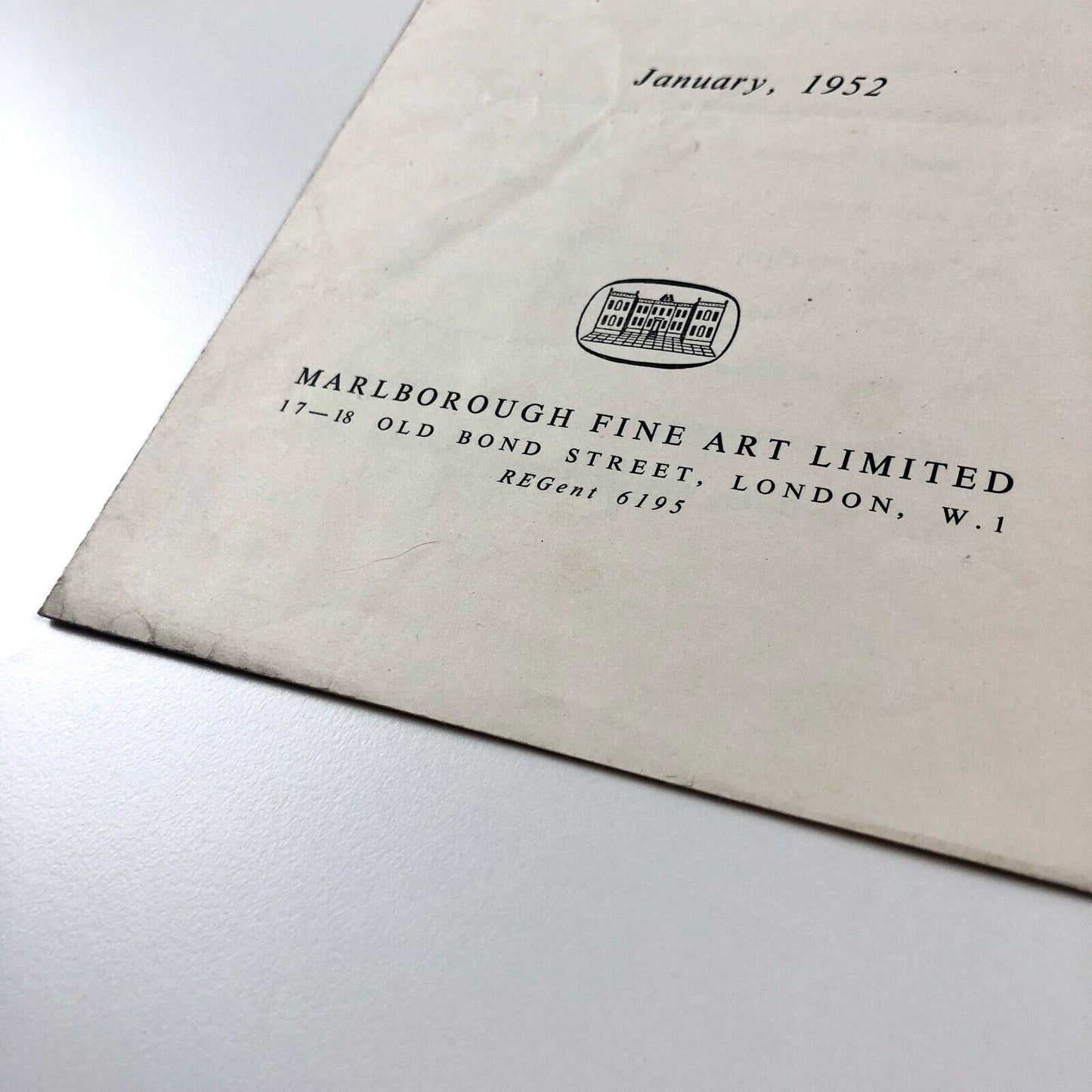 Alan Clutton Brock – Recent Paintings | Marlborough Fine Art catalogue booklet, 1952