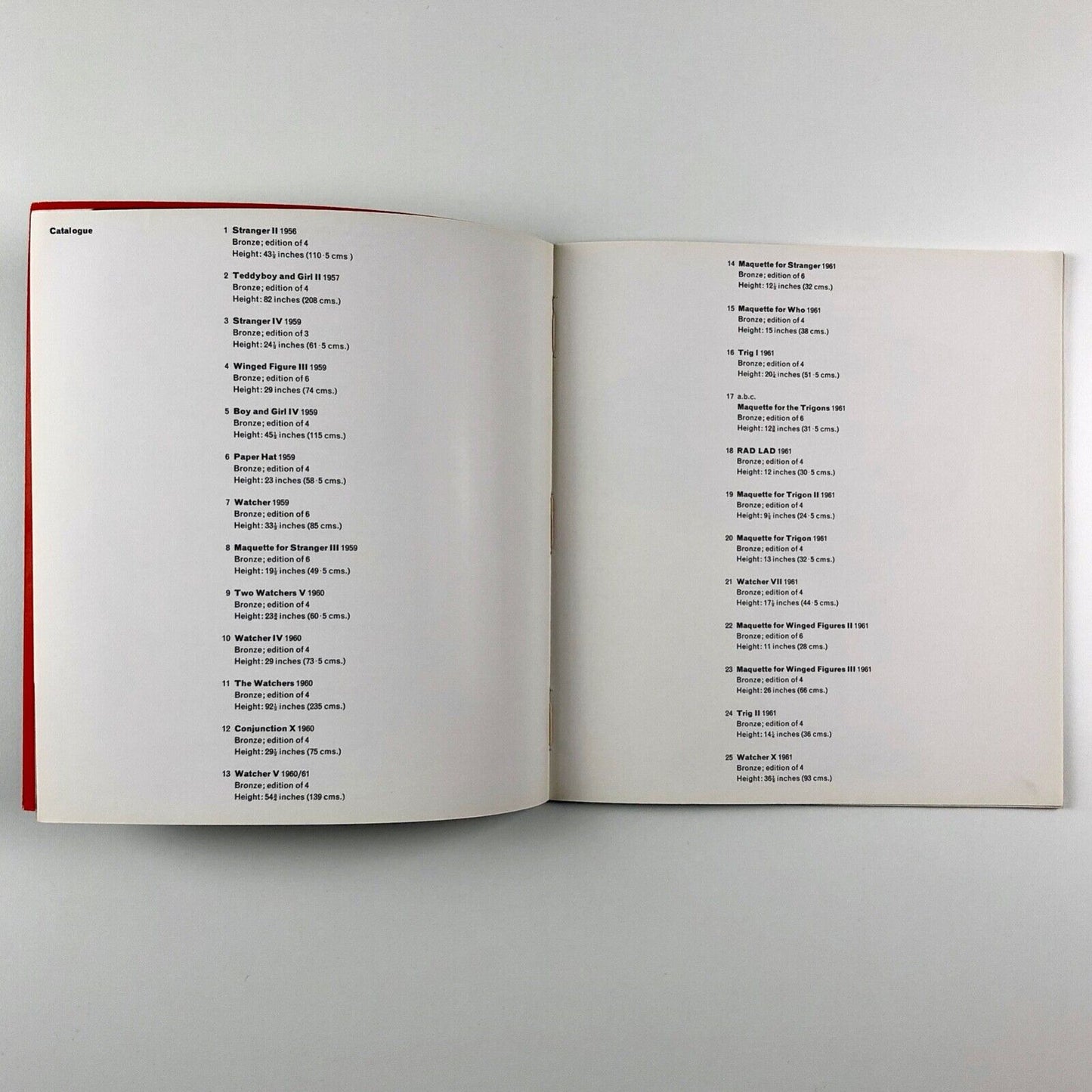 Lynn Chadwick | Marlborough Fine Art London exhibition catalogue, 1961