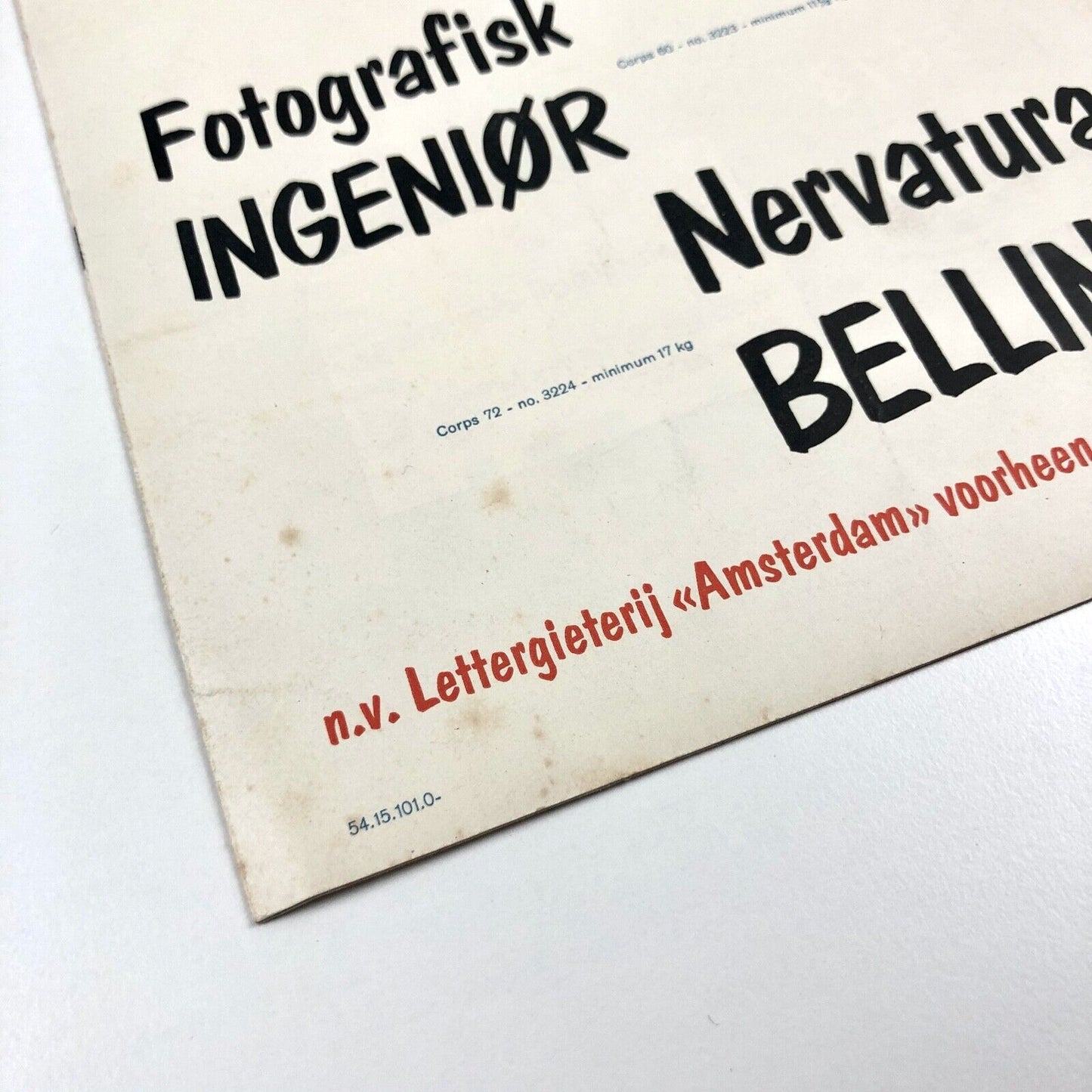 Polka type specimen leaflet | n.v. Lettergieterij, Amsterdam, undated 1950s?