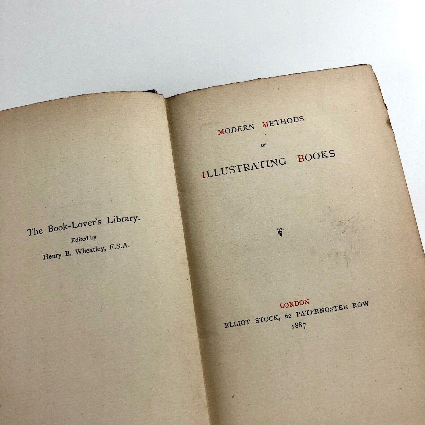 Henry Trueman Wood – Modern Methods of Illustrating Books | Hardback | Elliot Stock, 1887