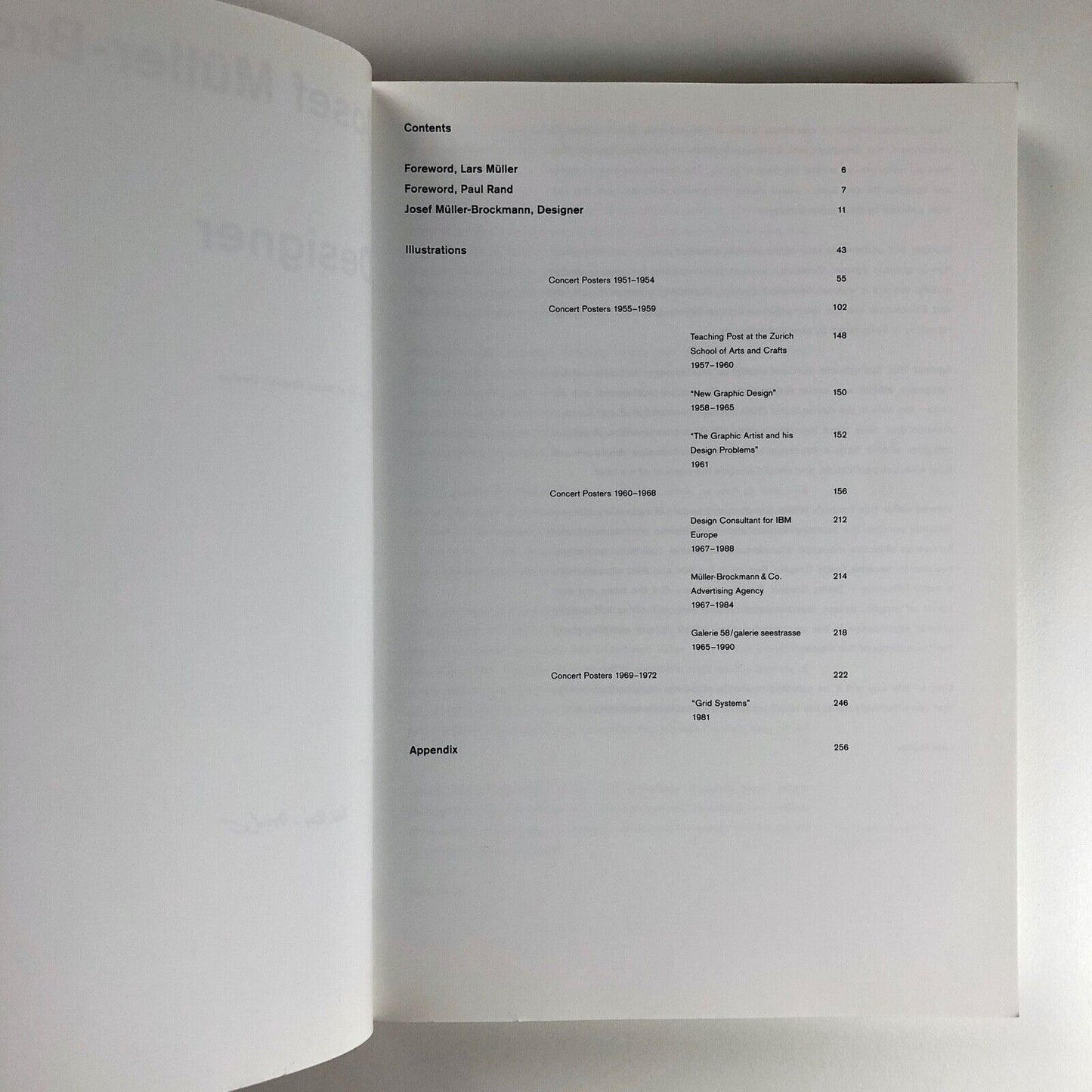 Josef Müller-Brockman, Pioneer of Swiss Graphic Design | Editor Lars Müller 1995