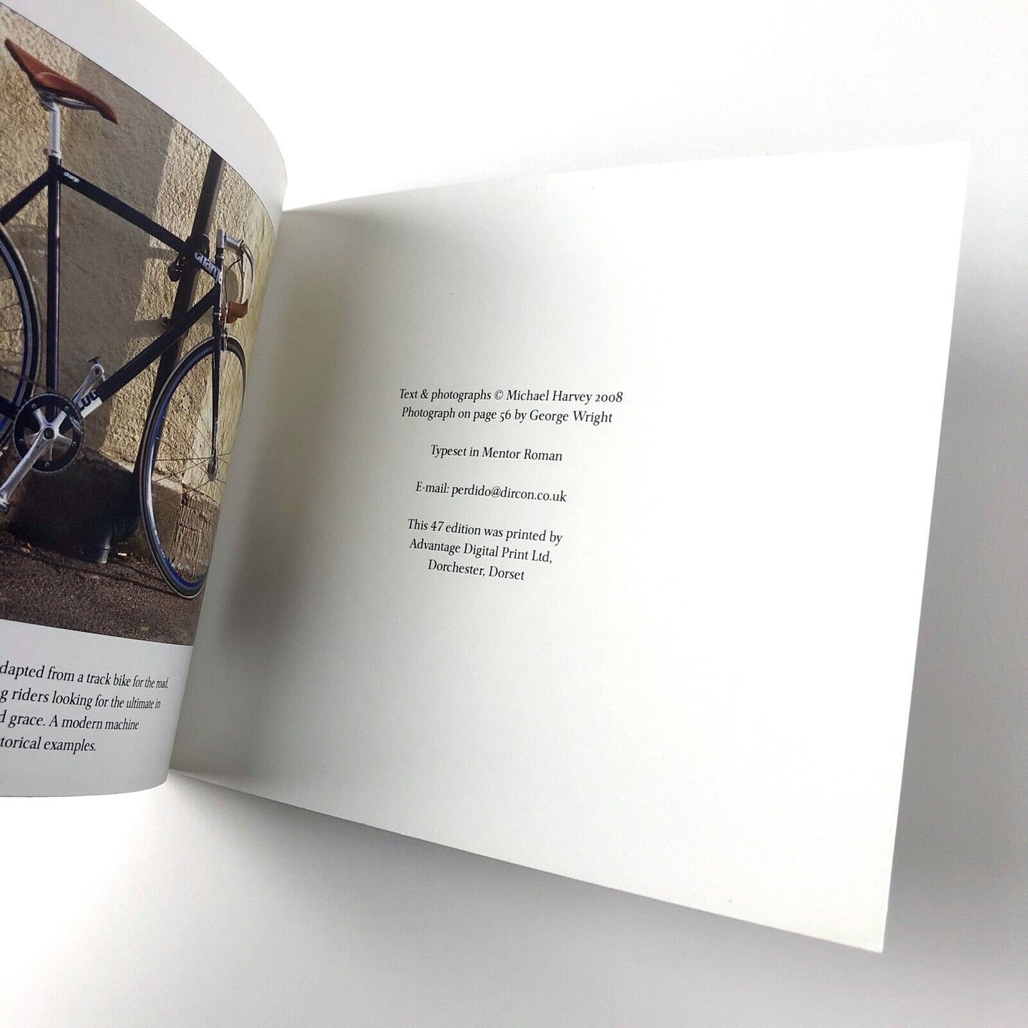Bicycles – Objects of Grace, Charm & Utility | Michael Harvey 47 Edition | 2008