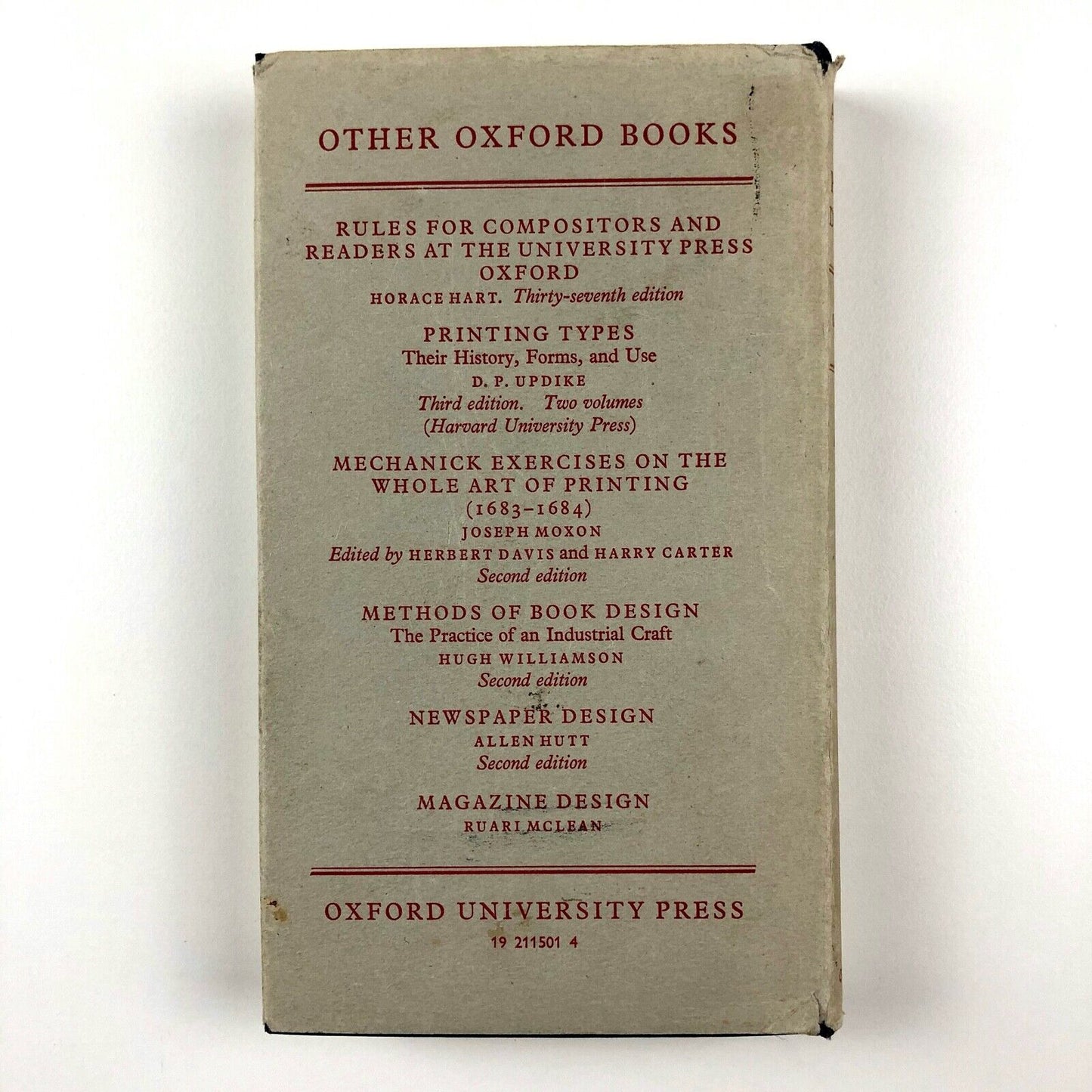 Authors’ & Printers’ Dictionary | Howard Collins Oxford University Press, 1969
