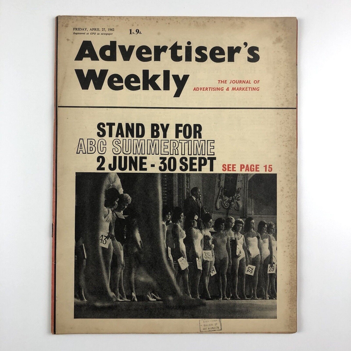 Advertiser’s Weekly | The Journal of Advertising & Marketing | 27 April 1962
