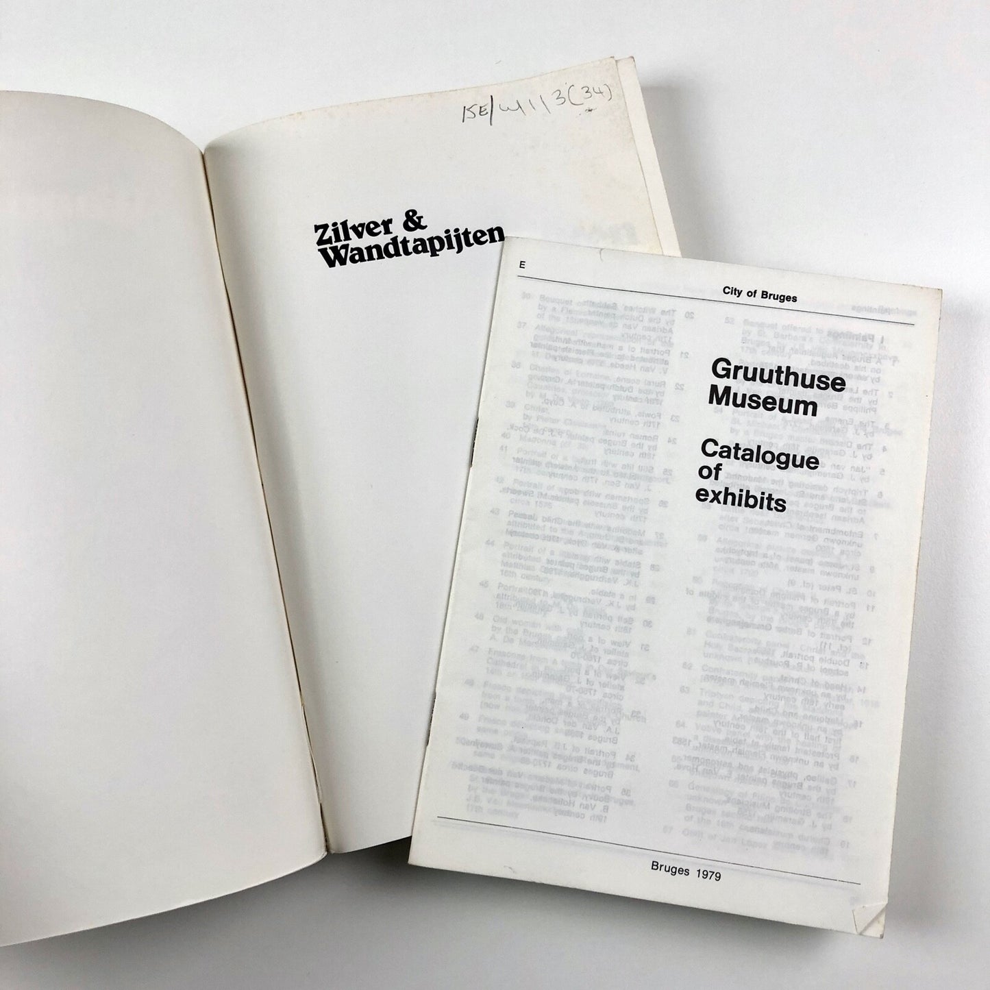 Zilver & Wandtapijten Catalogus – Gruuthusemuseum Brugge | Exhibition catalogue, 1980