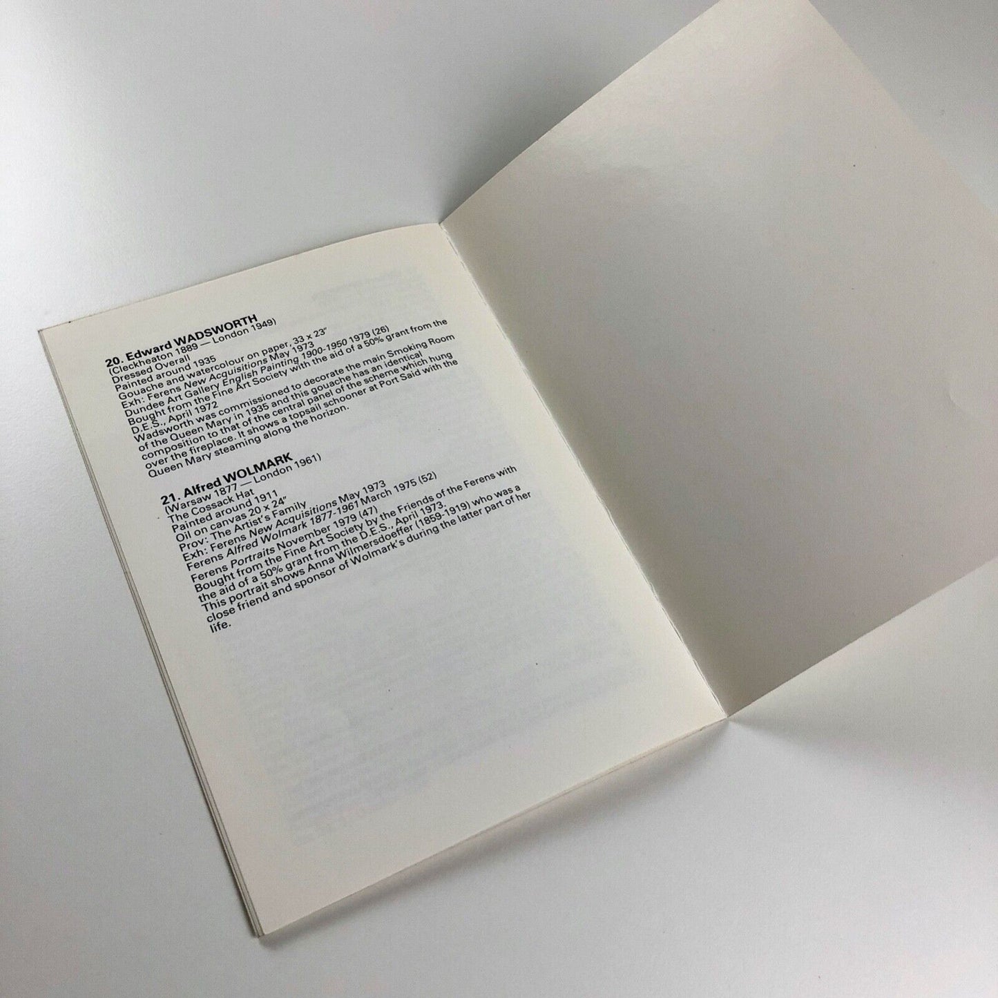 Twenty One Acquisitions The Ferens Art Gallery Hull | 1982