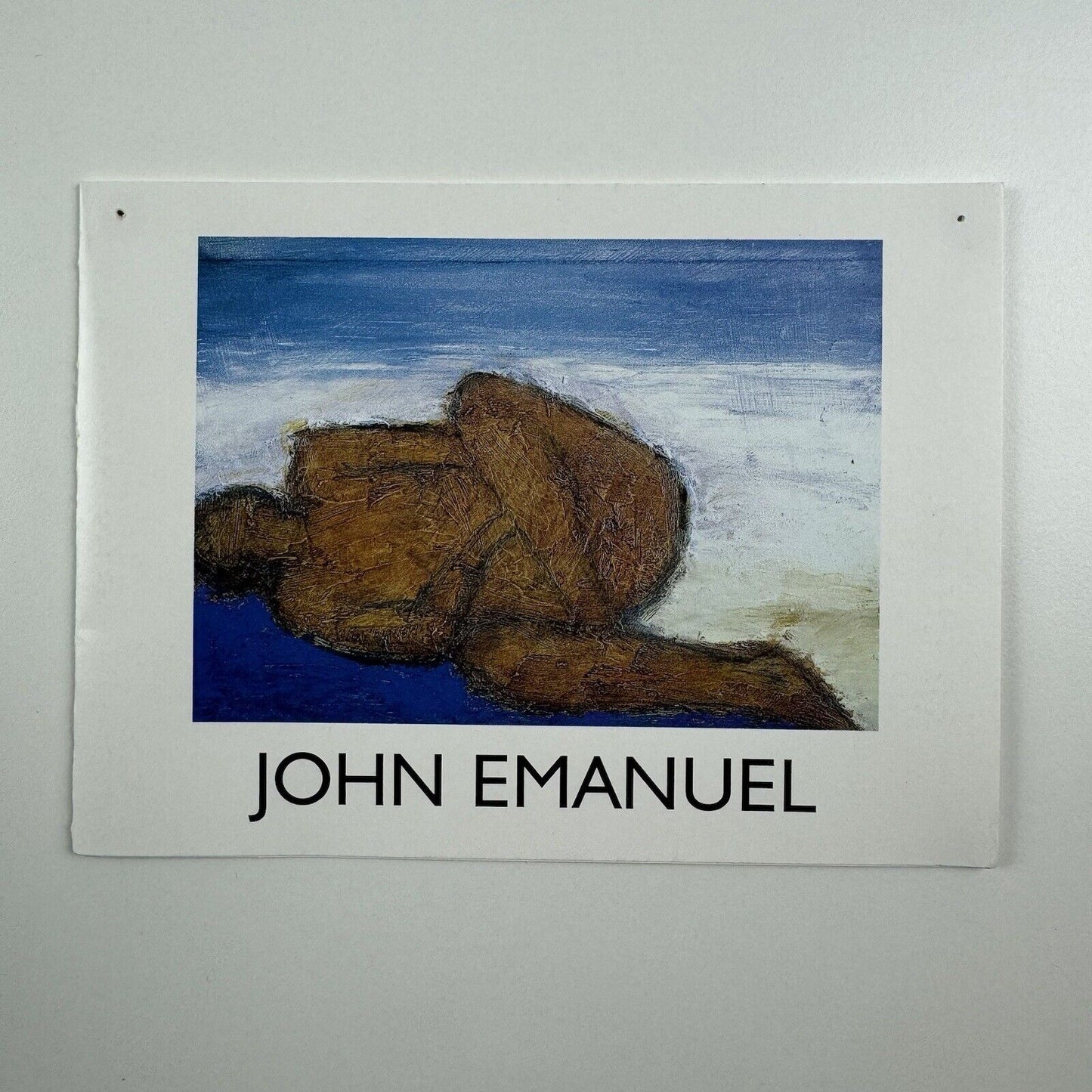 John Emanuel exhibition – folded card | Montpelier Sandelson London, 1998