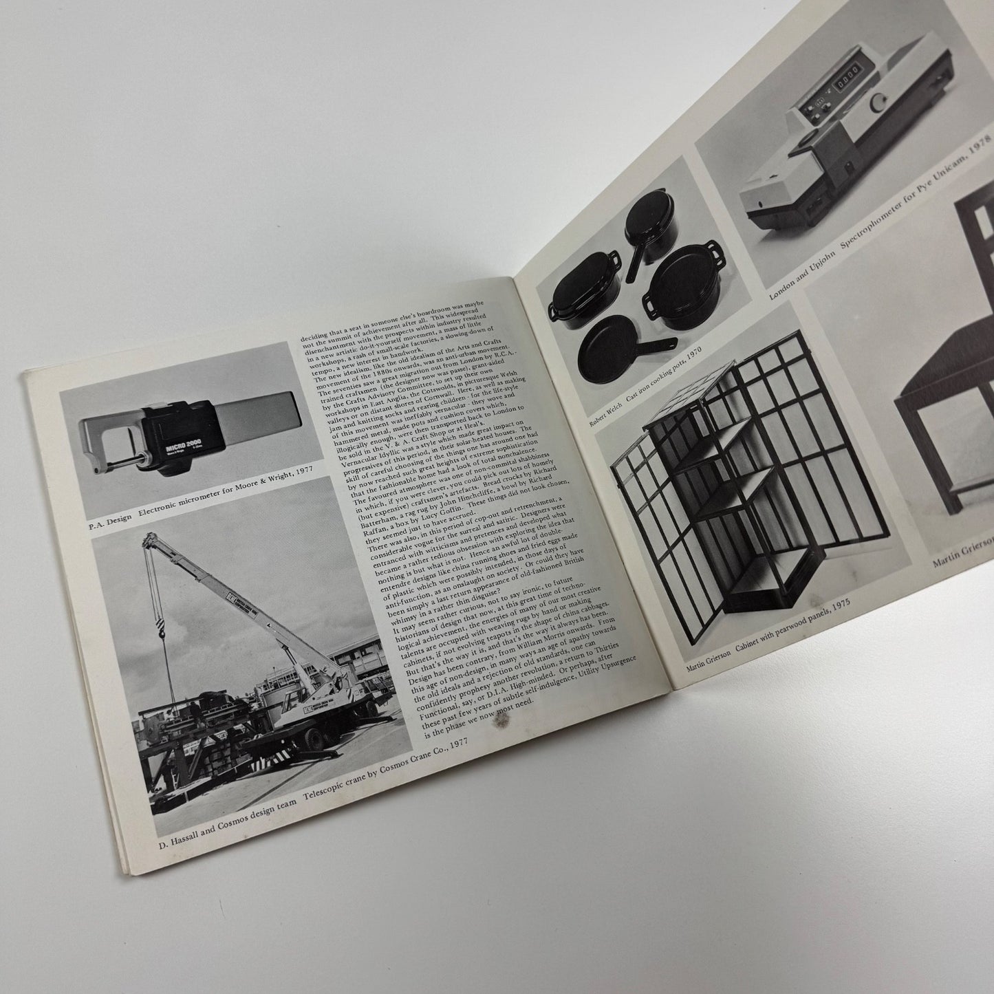 Homespun to Highspeed. A century of British design 1880 to 1980 exhibits list
