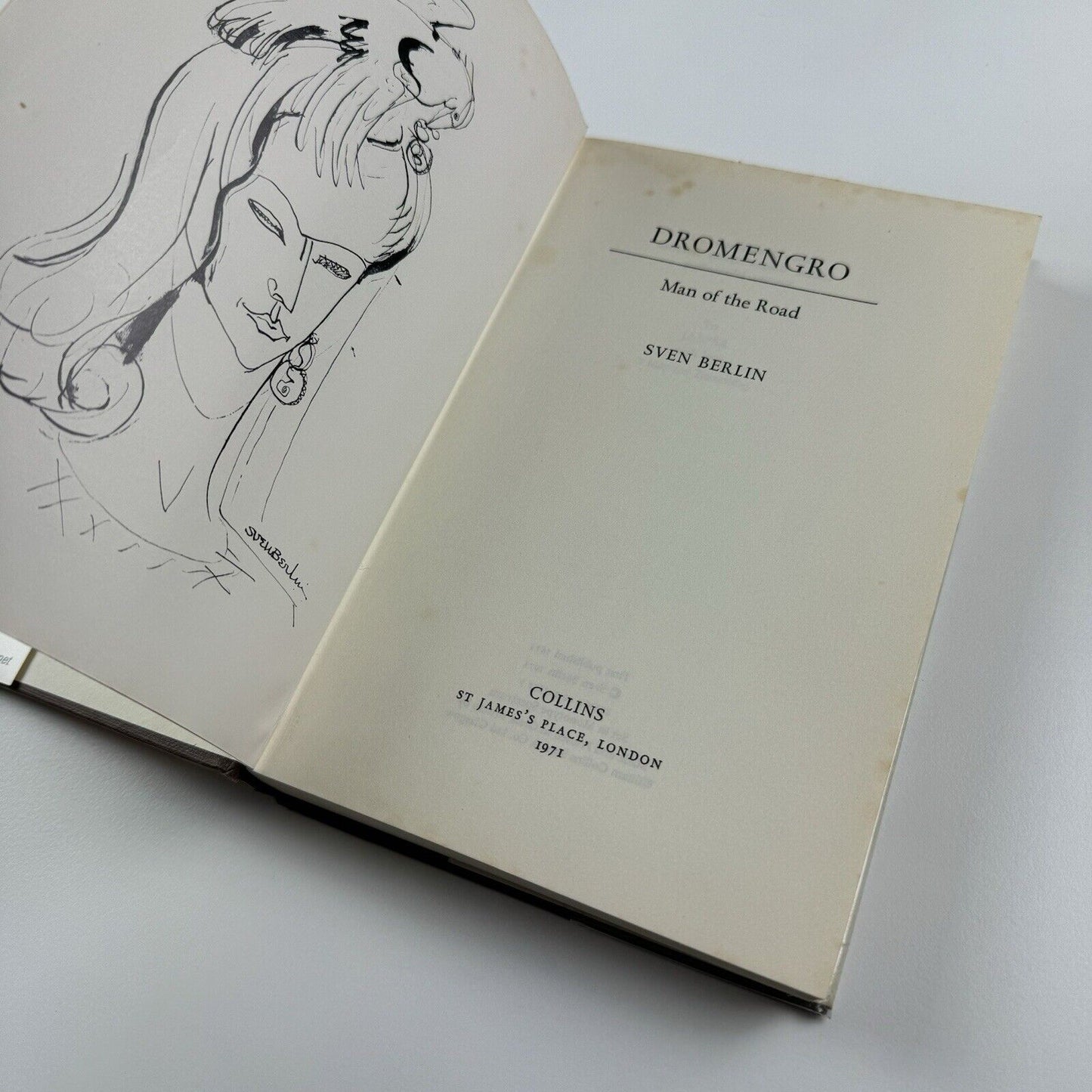 Dromengro Man of the Road | Sven Berlin | Collins 1971, inscribed by the artist