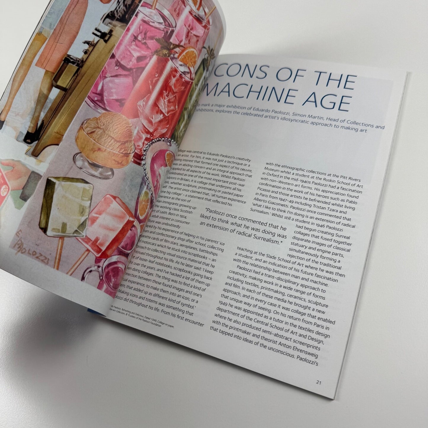 Pallant House Gallery magazine with Eduardo Paolozzi Number 30, July to October 2013