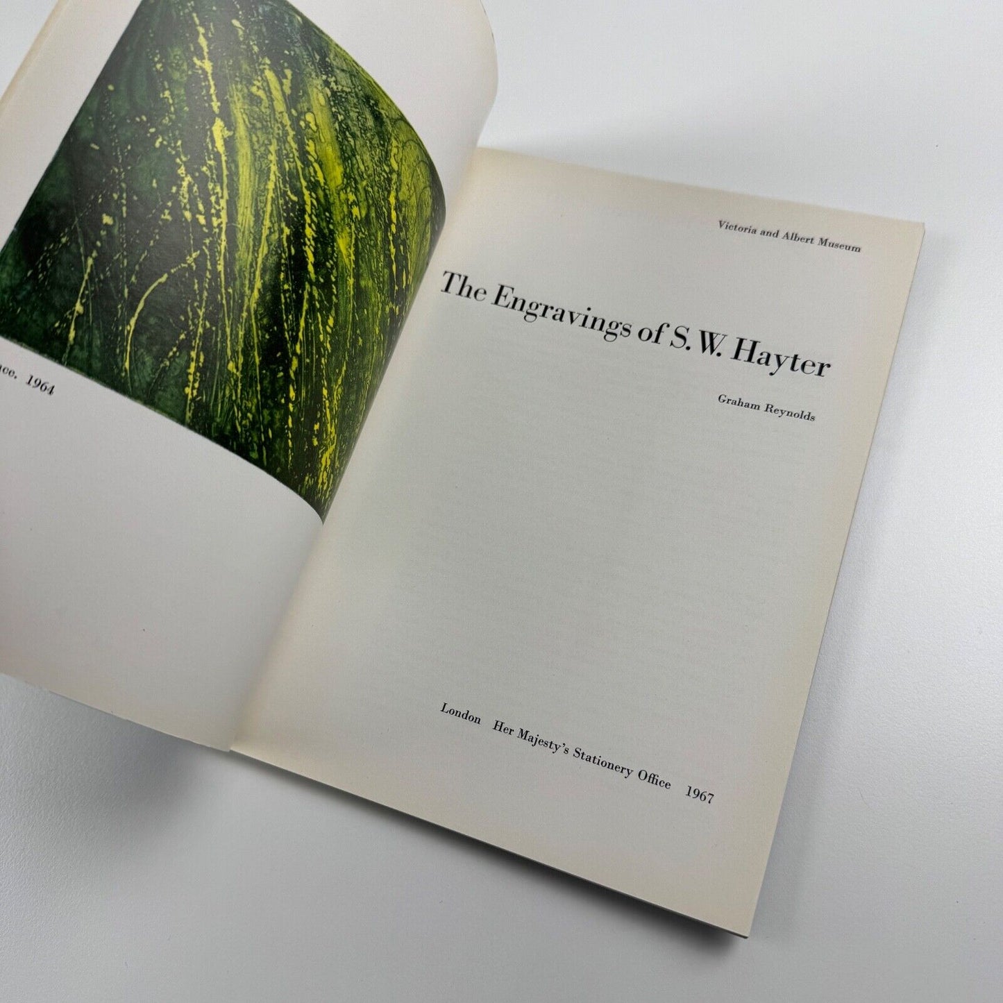 V&A Department of Prints and Drawings. S.W. Hayter’s Graphic Work. A Retrospective Exhibition 1926-1966, also private view invitation