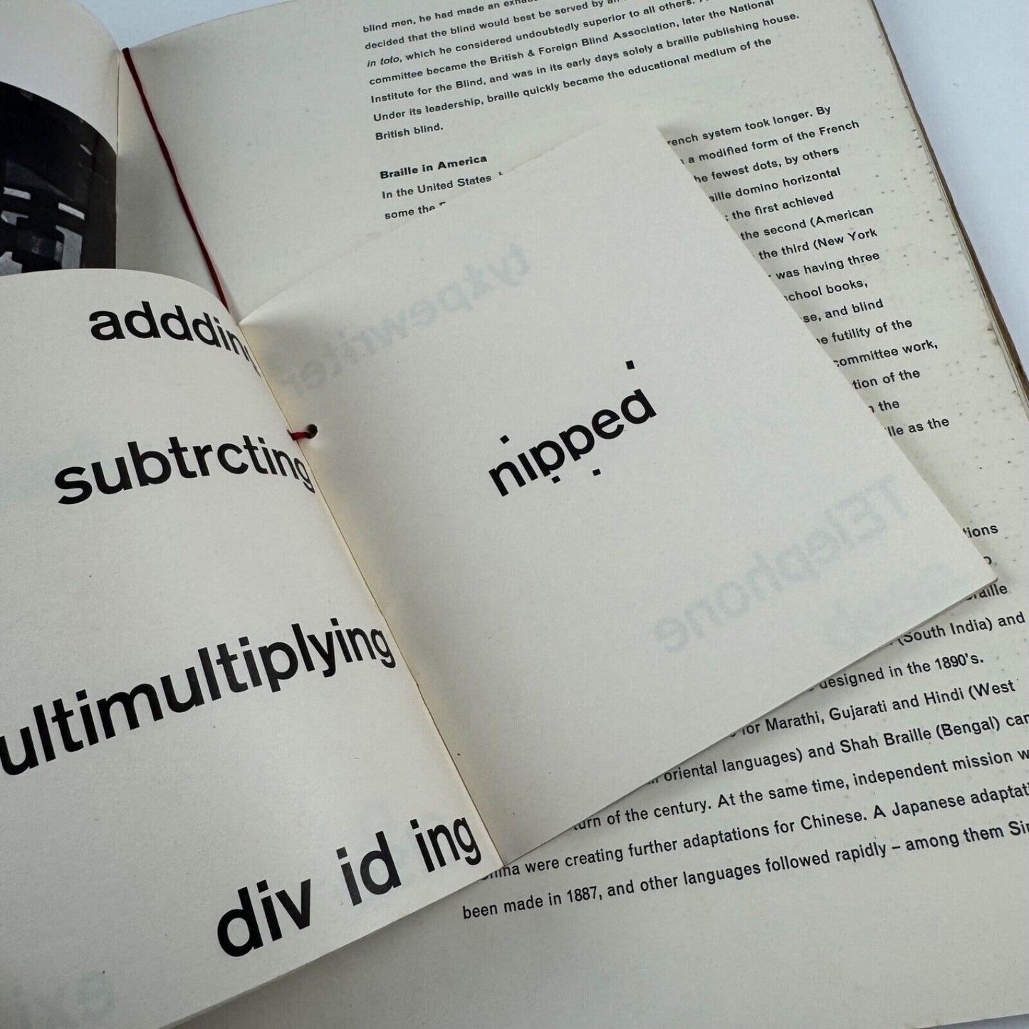 Typographica 6 new series, December 1962. Edited by Herbert Spencer. Notebook by Robert Brownjohn. Lund Humphries | braille