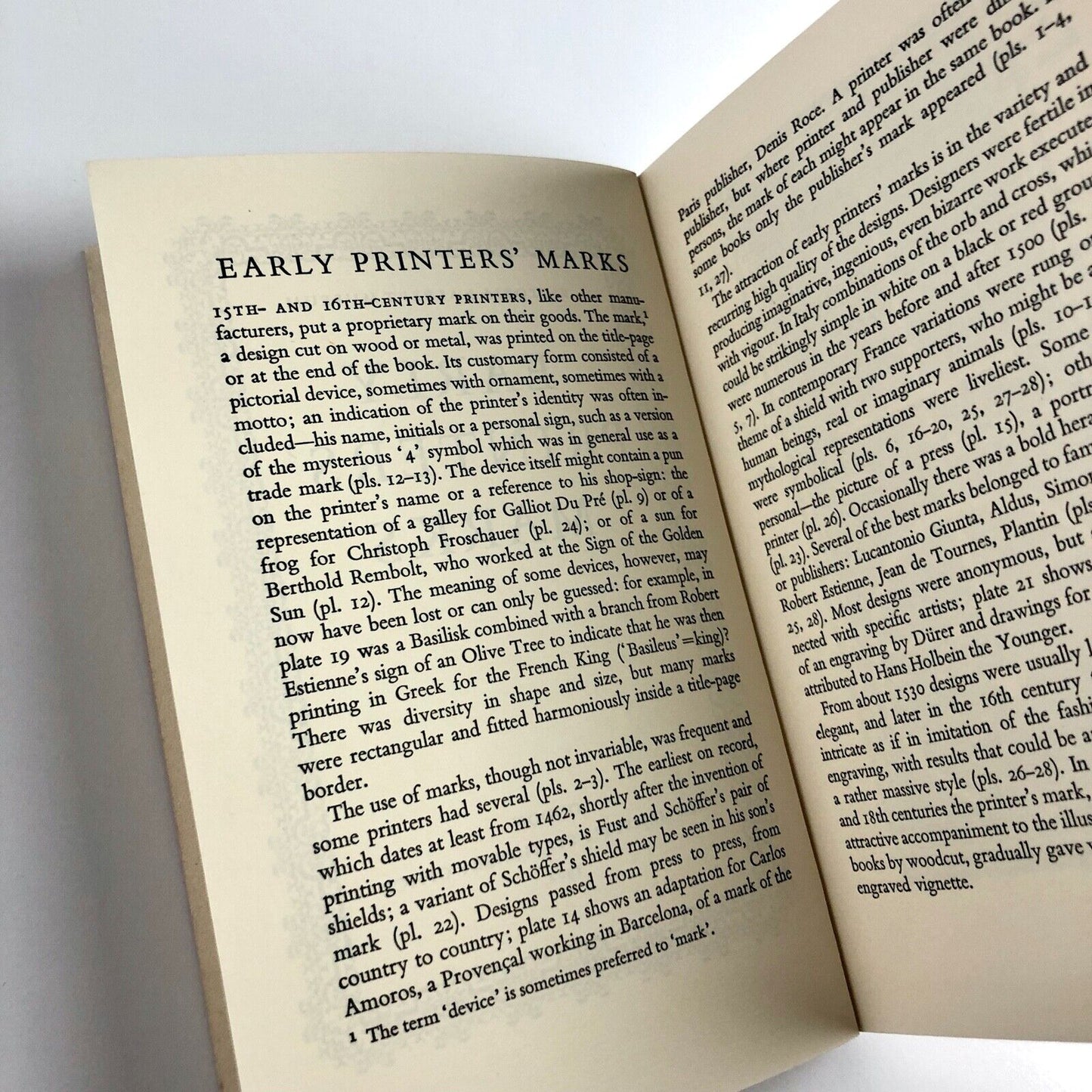 Early Printers' Marks | Victoria & Albert Museum / HMSO, 1962