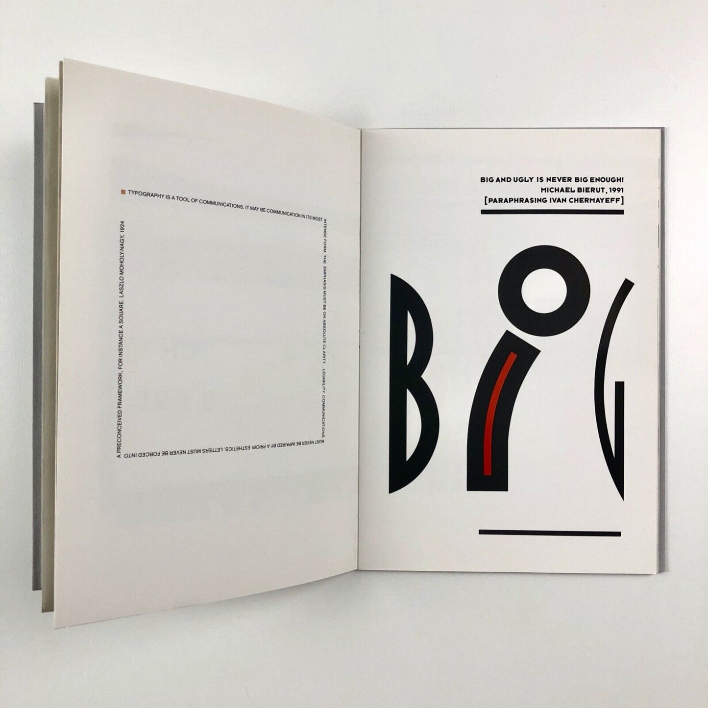 I Can’t Read This and I Designed This by M. Skjei 1994 - chapbook and envelope