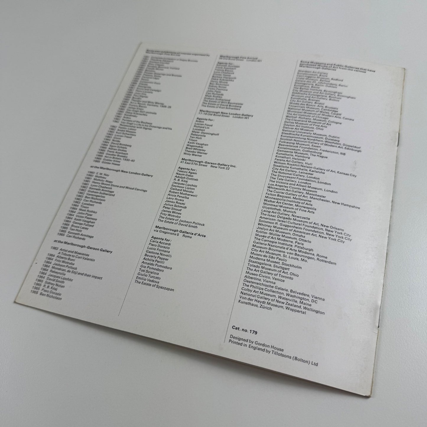Piero Dorazio | Marlborough Fine Art Jan 1966 design by Gordon House