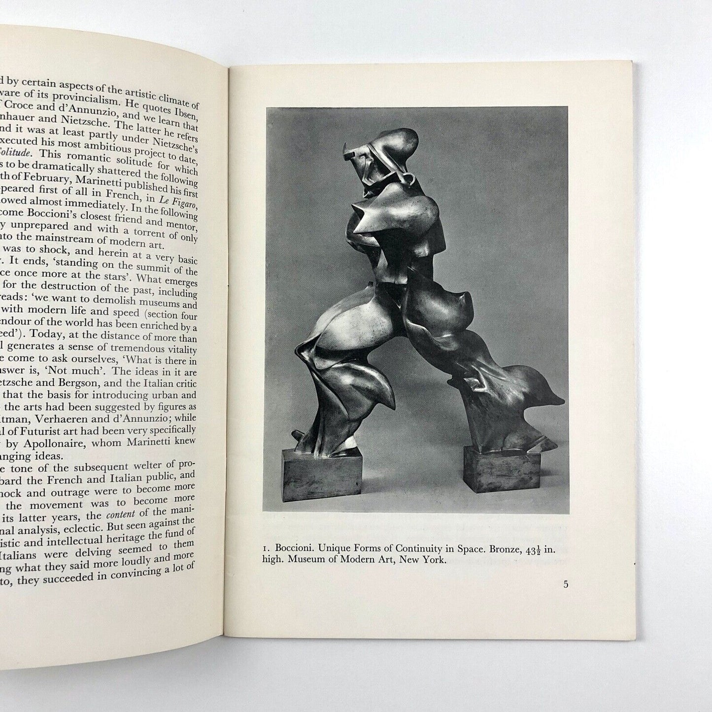 Boccioni’s Unique Forms of Continuity in Space by John Golding | The 54th Charlton Lecture, University of Newcastle upon Tyne, 1972