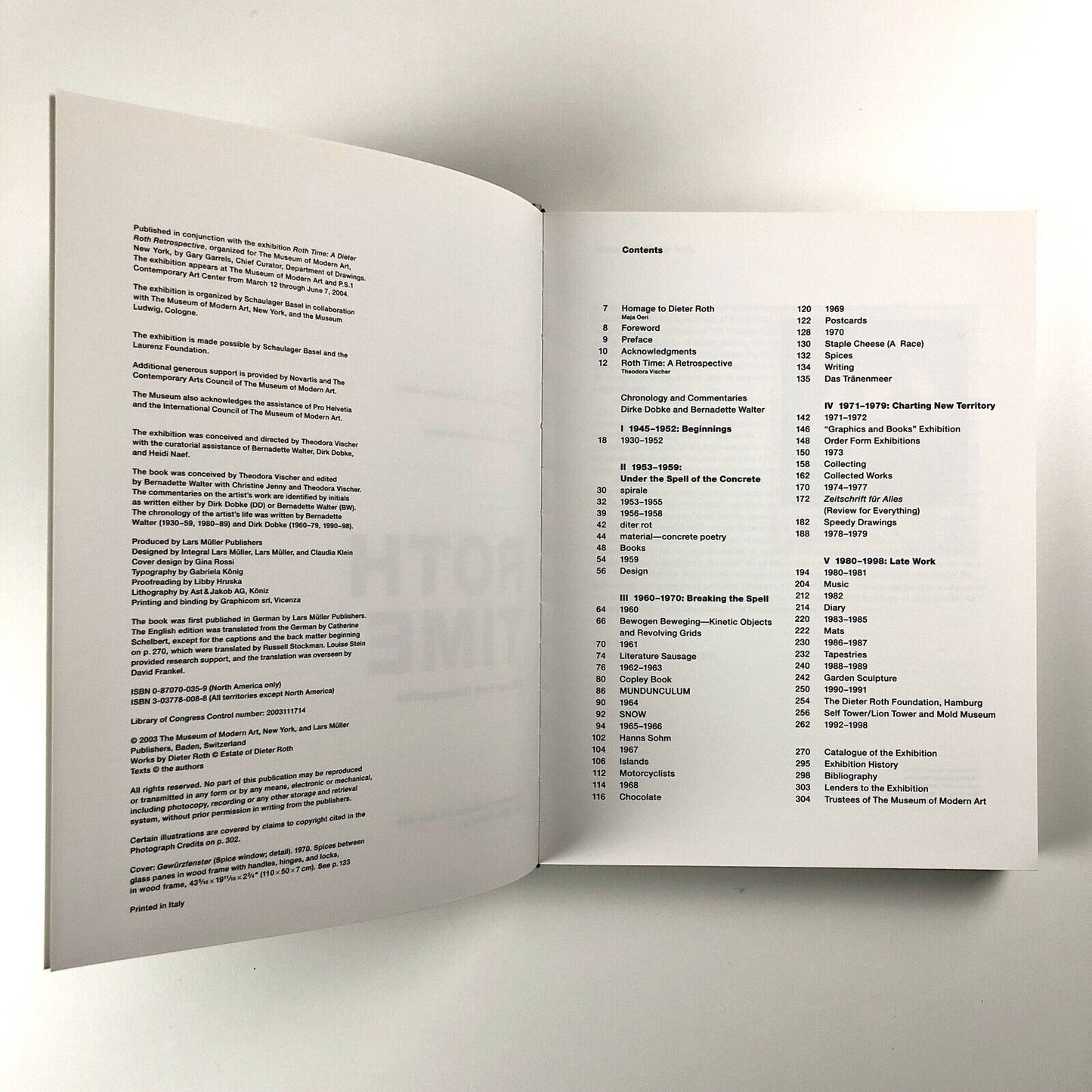 Roth Time – A Dieter Roth Retrospective | MOMA New York, 2004
