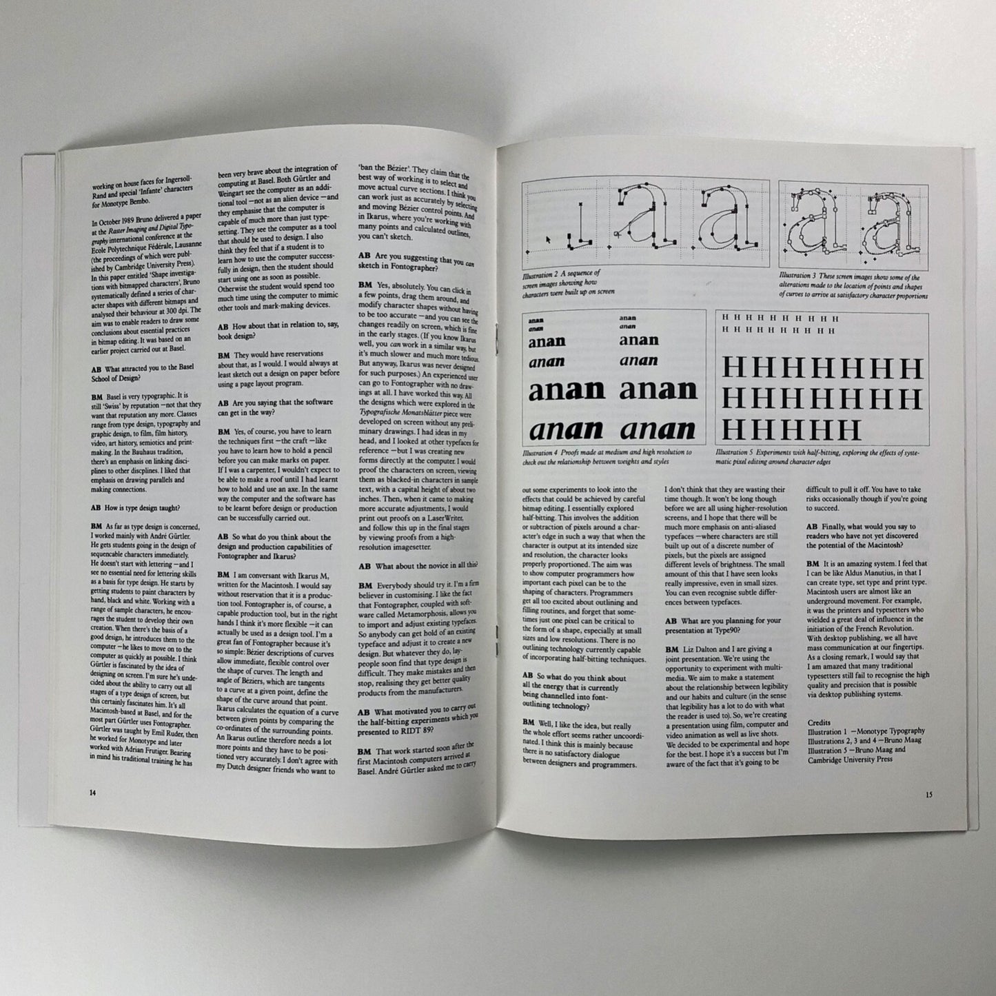 Typographic Journal of the Society of Typographic Designers | Issue 40, Summer 1990 | Guest editor Andrew Boag