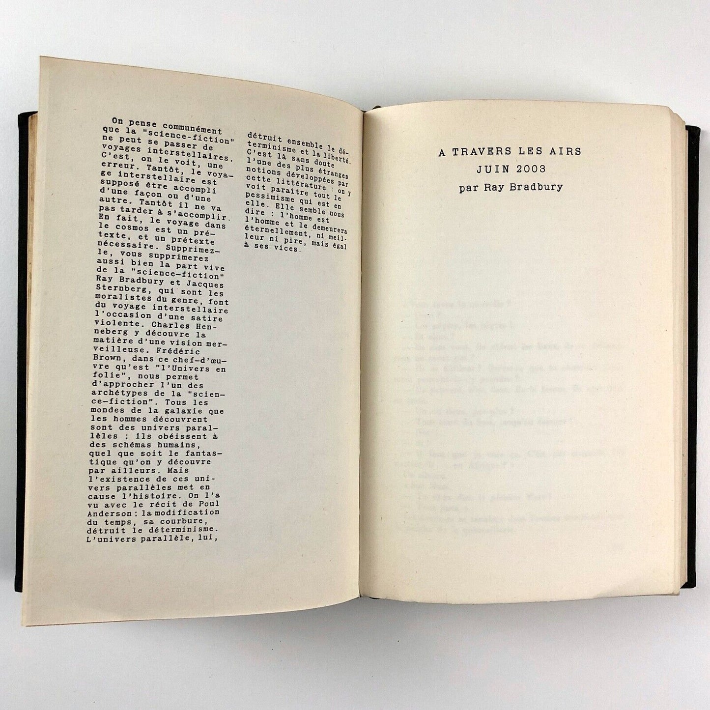 Univers de la Science Fiction: 16 Nouvelles | Club des Libraires de France, 1957