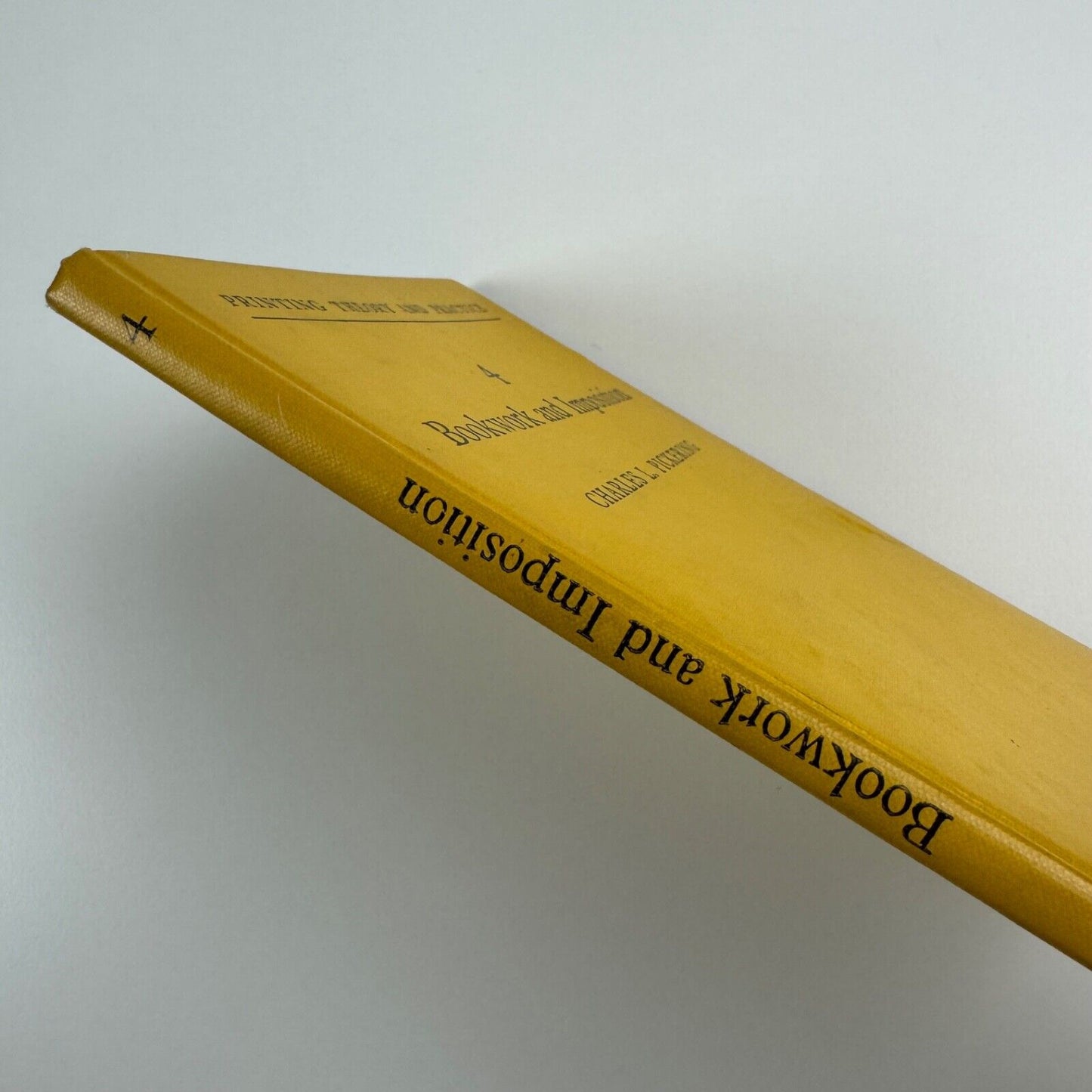 Bookwork and Imposition by Charles L. Pickering | Pitman Printing Theory and Practice 4, 1949