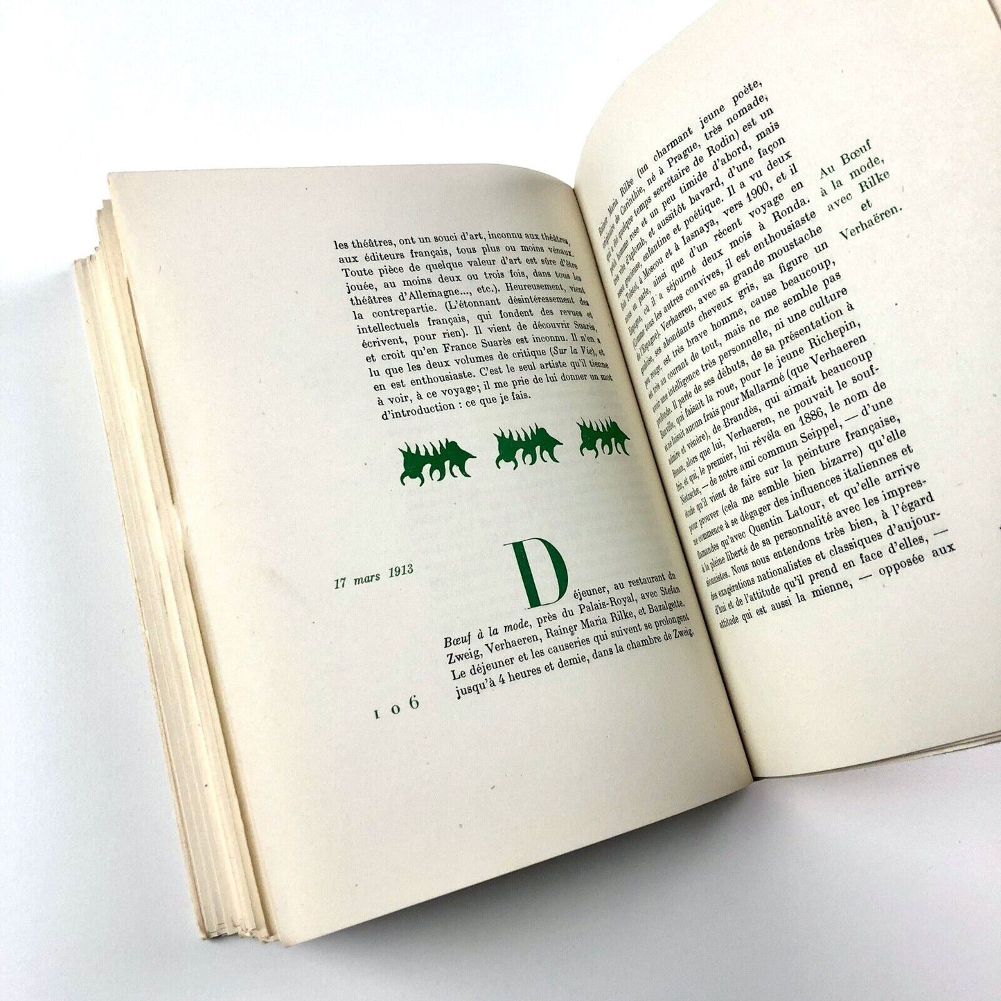 De Jean Christophe à Colas Breugnon – pages de journal de Romain Rolland | Editions de Salon Carre, 1946 | Numbered, limited edition