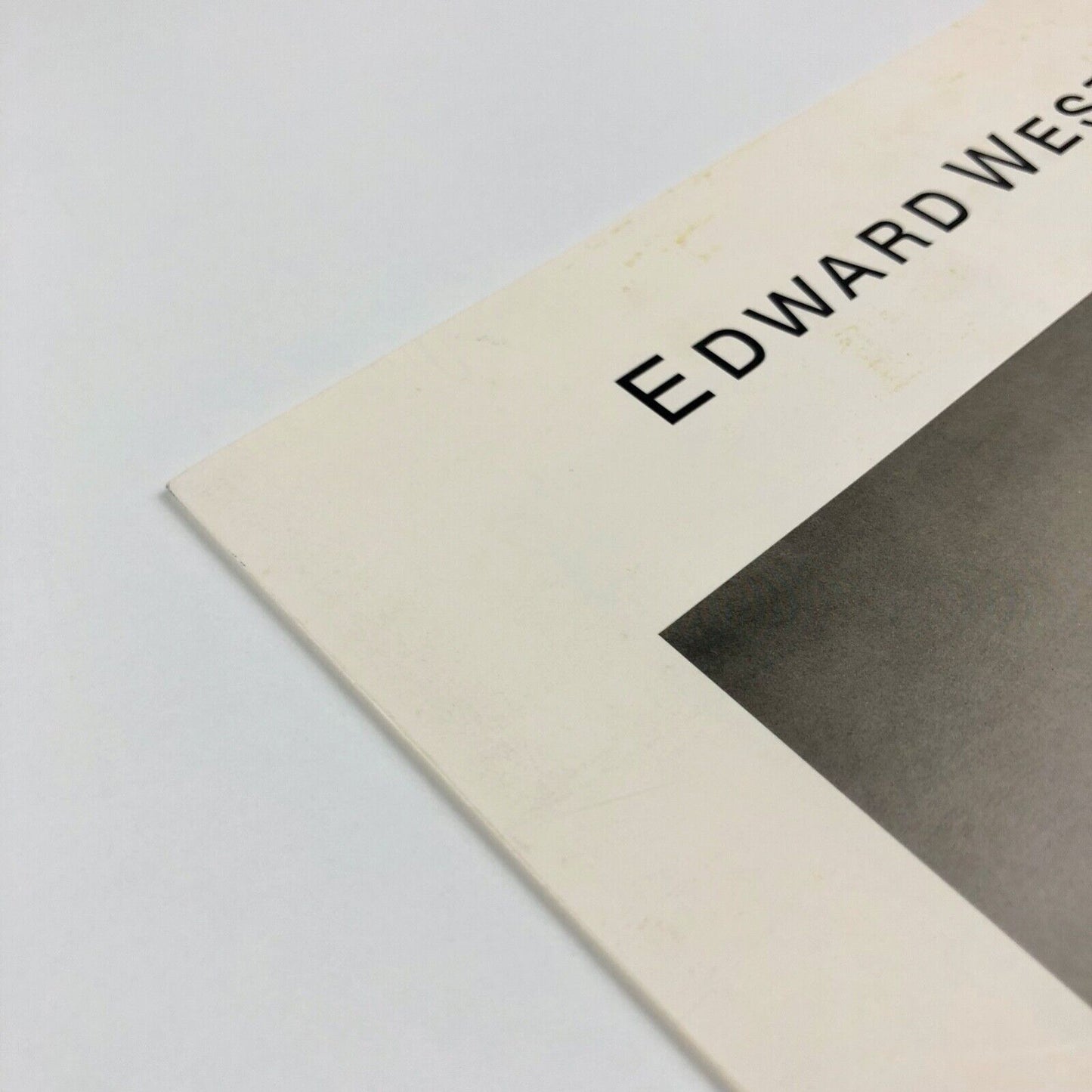 Folding leaflet for Edward Weston. The Home Spirit and Beyond by Weston Naef | Center for Creative Photography, 1981