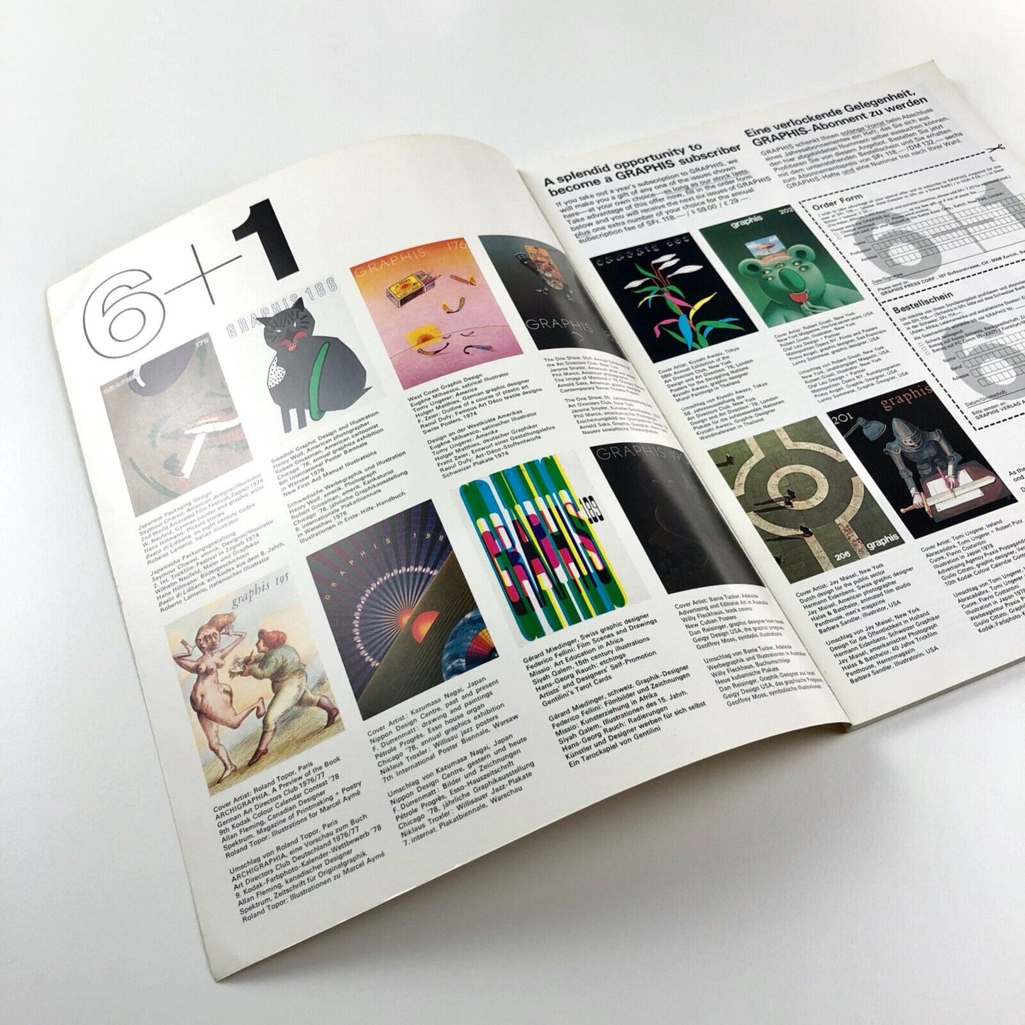 Graphis journal No 216 Vol 37 1981/8 | Walter Herdeg, The Graphis Press