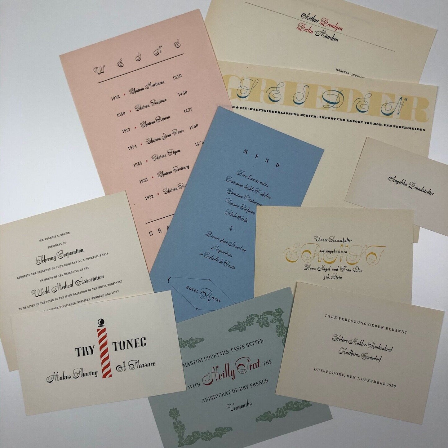 Symphonie | Nach Entwüfen von Imre Reiner | Bauersche Giesserei | Type specimen folder and inserts