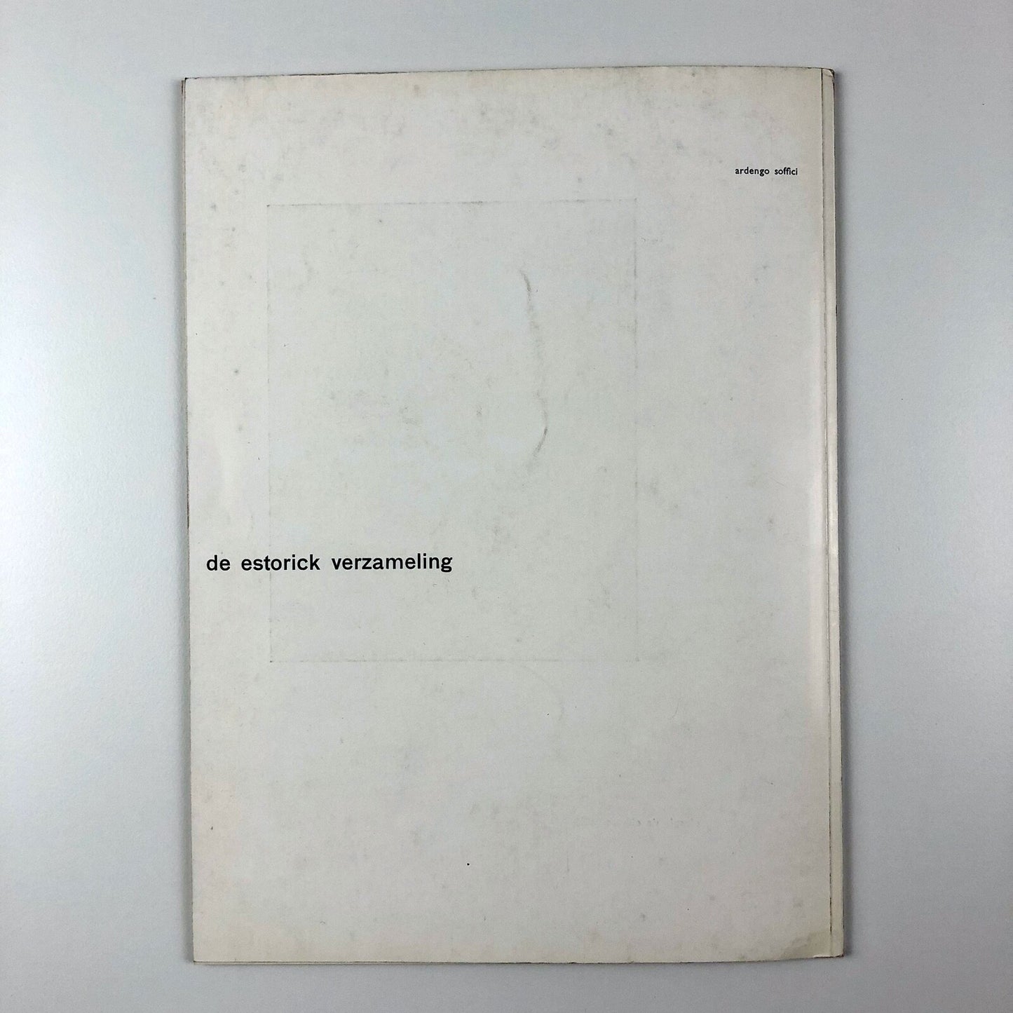 Moderne Italiaanse Kunst | Stedelijk Museum catalogue, 1960 Cat. no 230 Estorick