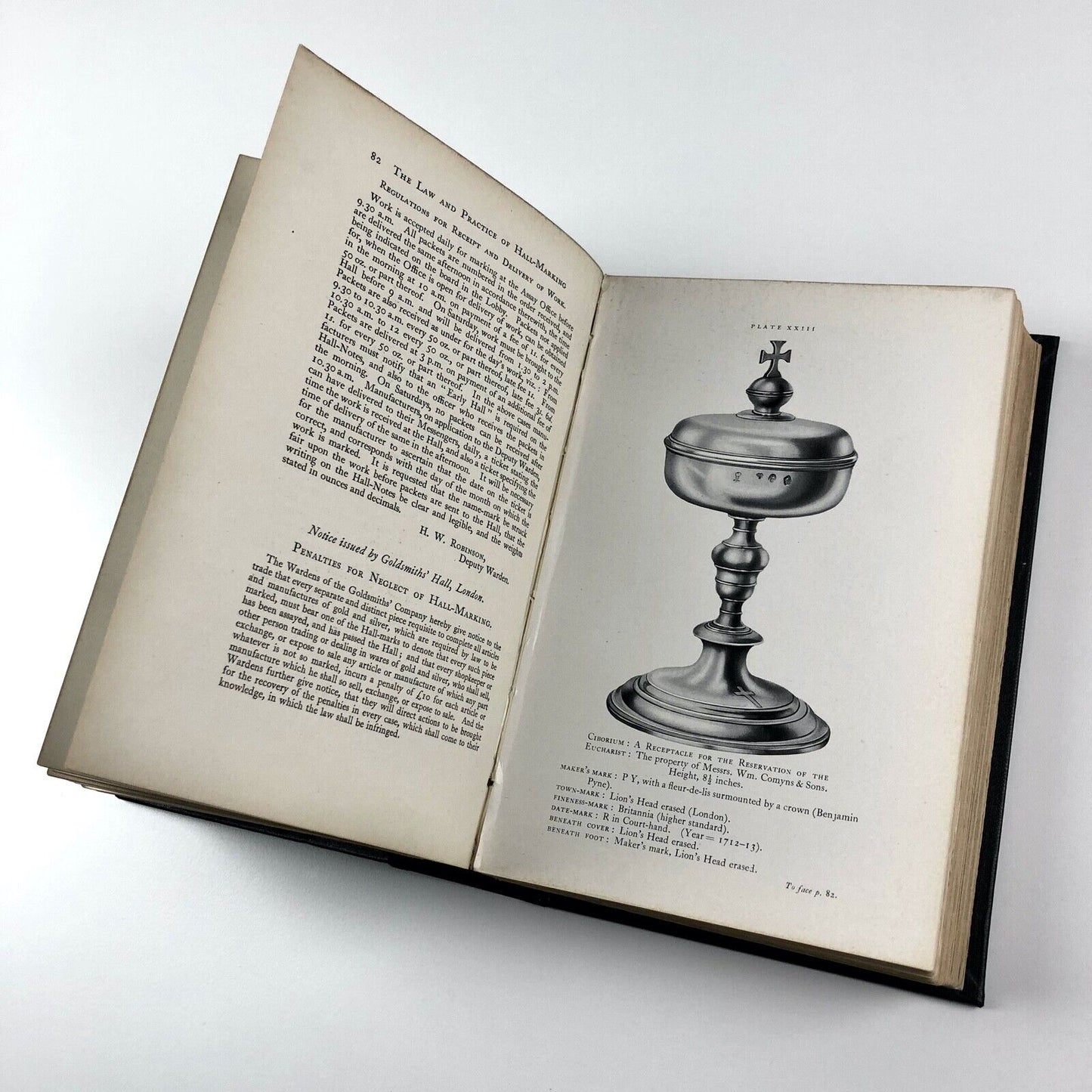 The Law & Practice of Hall-Marking Gold & Silver Wares | J. Paul de Castro 1926