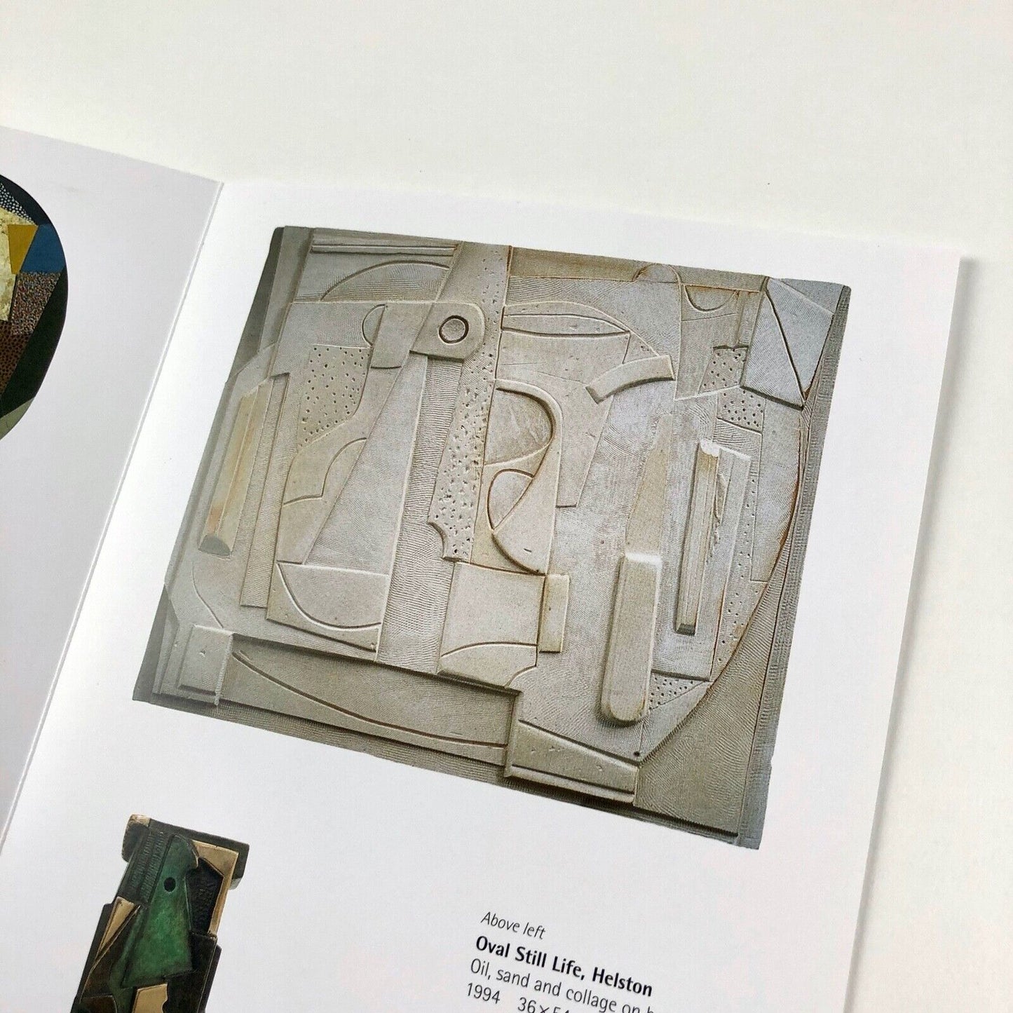 Folding card Bryan Ingham 1936–1997. Paintings, reliefs, collage and sculpture 1985-1996 | Bohun Gallery in association with Francis Graham-Dixon, 2000