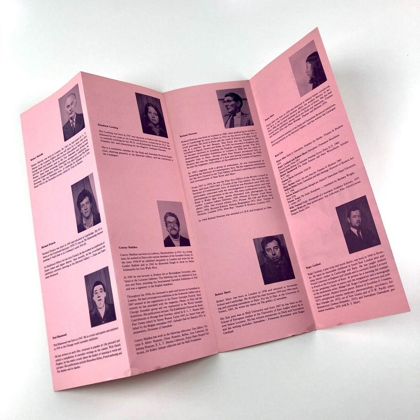 Dada and Surrealism Reviewed conference leaflet | Arts Council / University of London / Hayward Gallery, 1978