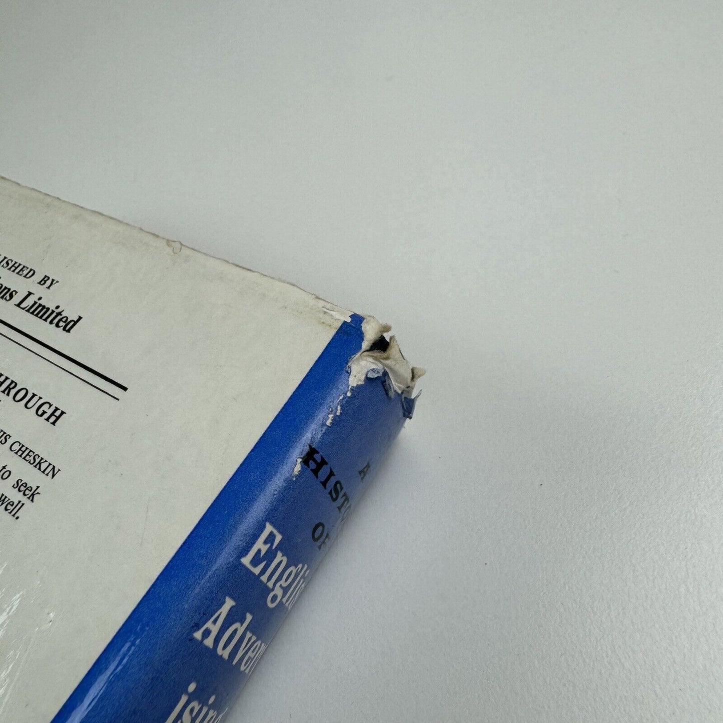 A History of English Advertising by Blanche B. Elliott | Batsford, 1962