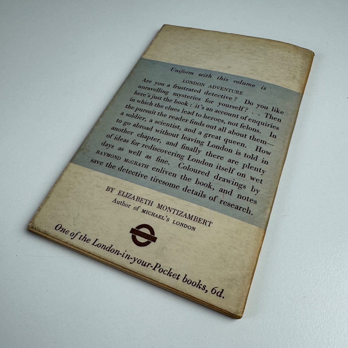 London Craftsman by Marjorie Quennell London Transport Passenger Board 1939
