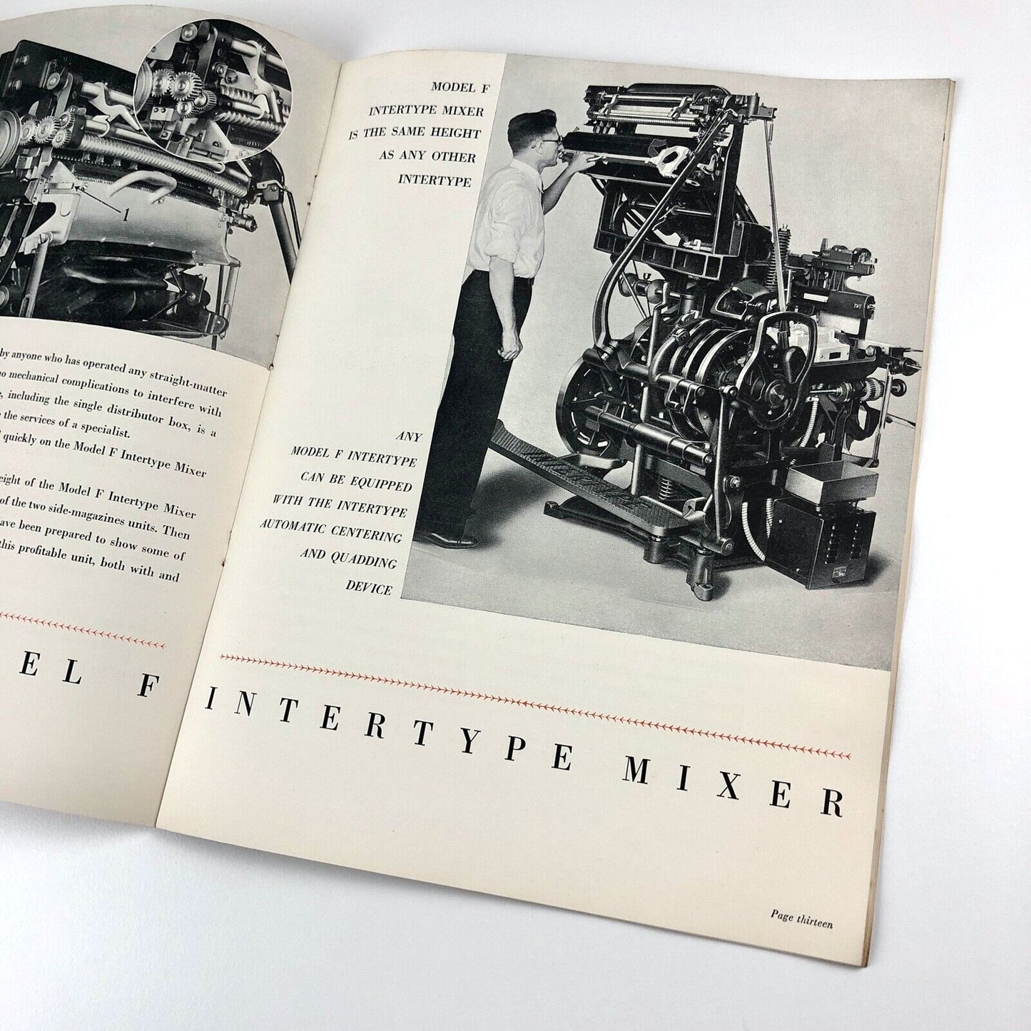 The New Model F Intertype Mixer | Trade booklet, Intertype Limited, 1934