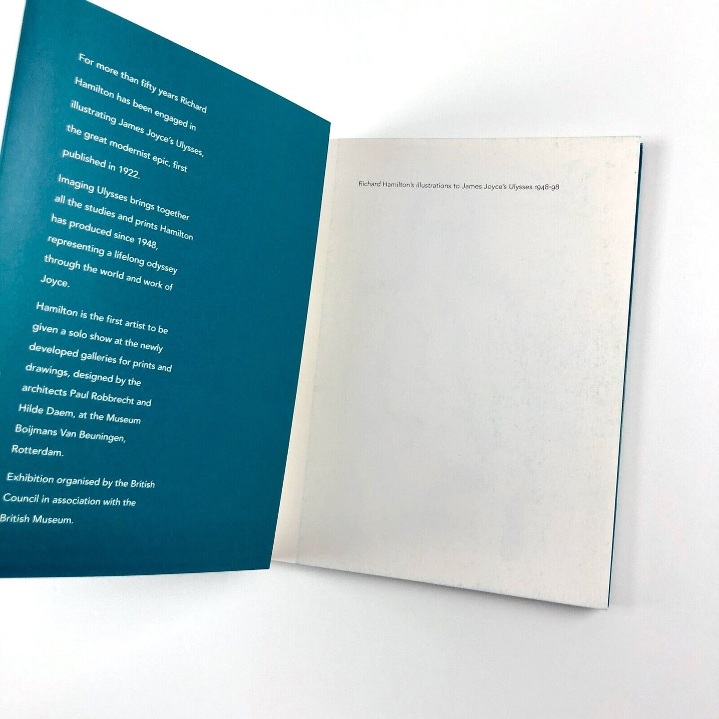 Richard Hamilton | Imaging James Joyce's Ulysses | Catalogue, British Council, 2001