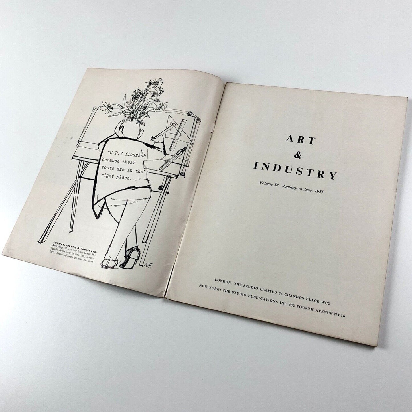 Art & Industry. Pioneer Journal of Industrial Design, July 1955, Volume 58. January to June 1955 | Eds. Frank A. Mercer and Rathbone Holme, The Studio, 1954