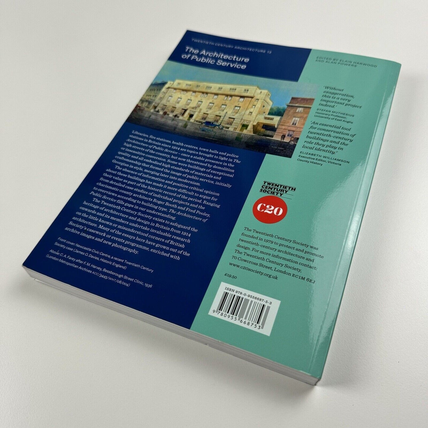 The Architecture of Public Service Twentieth Century Architecture 13 | edited by Elain Harwood and Alan Powers | Twentieth Century Society, 2018
