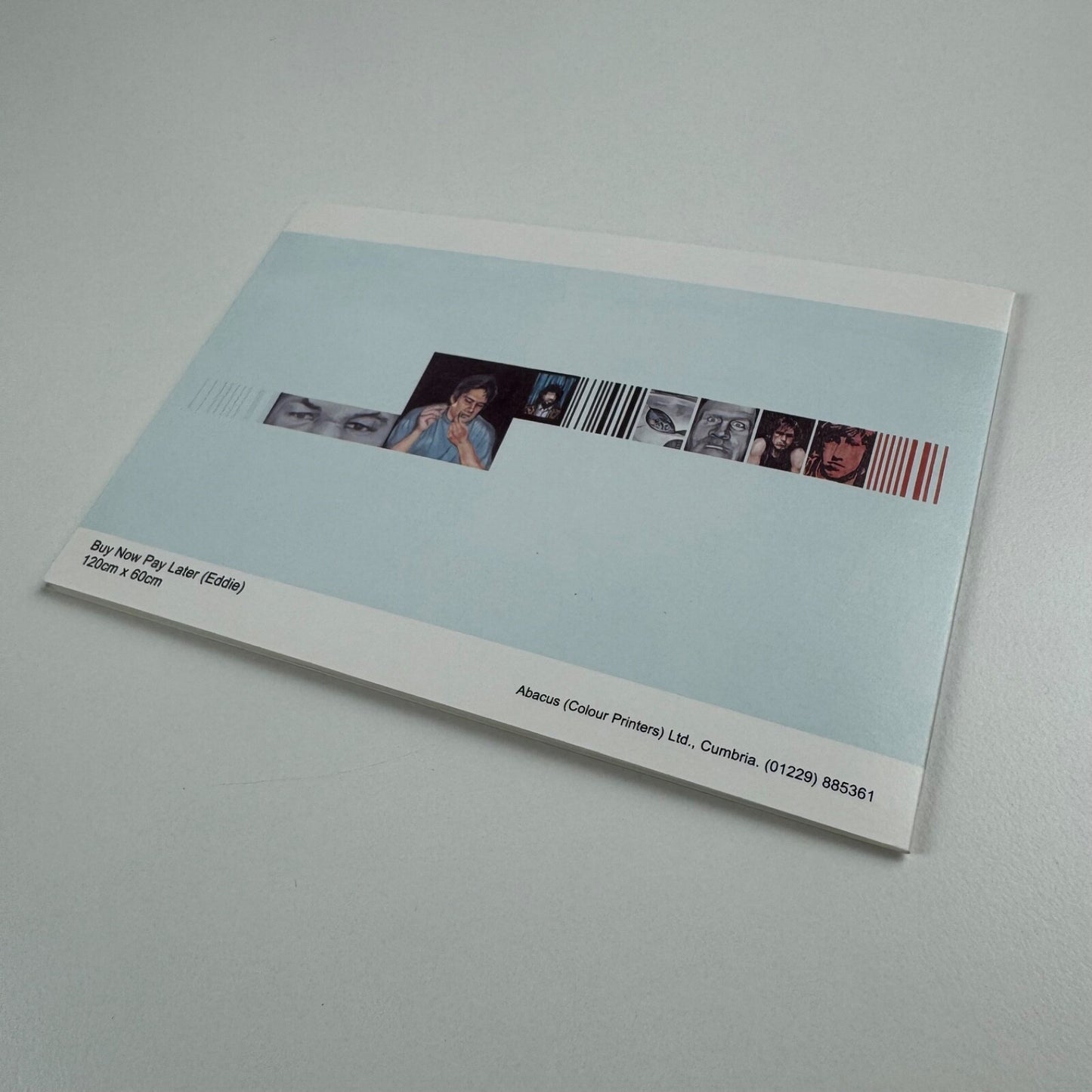 Promotional fold out card for Tim Blake Paintings, undated