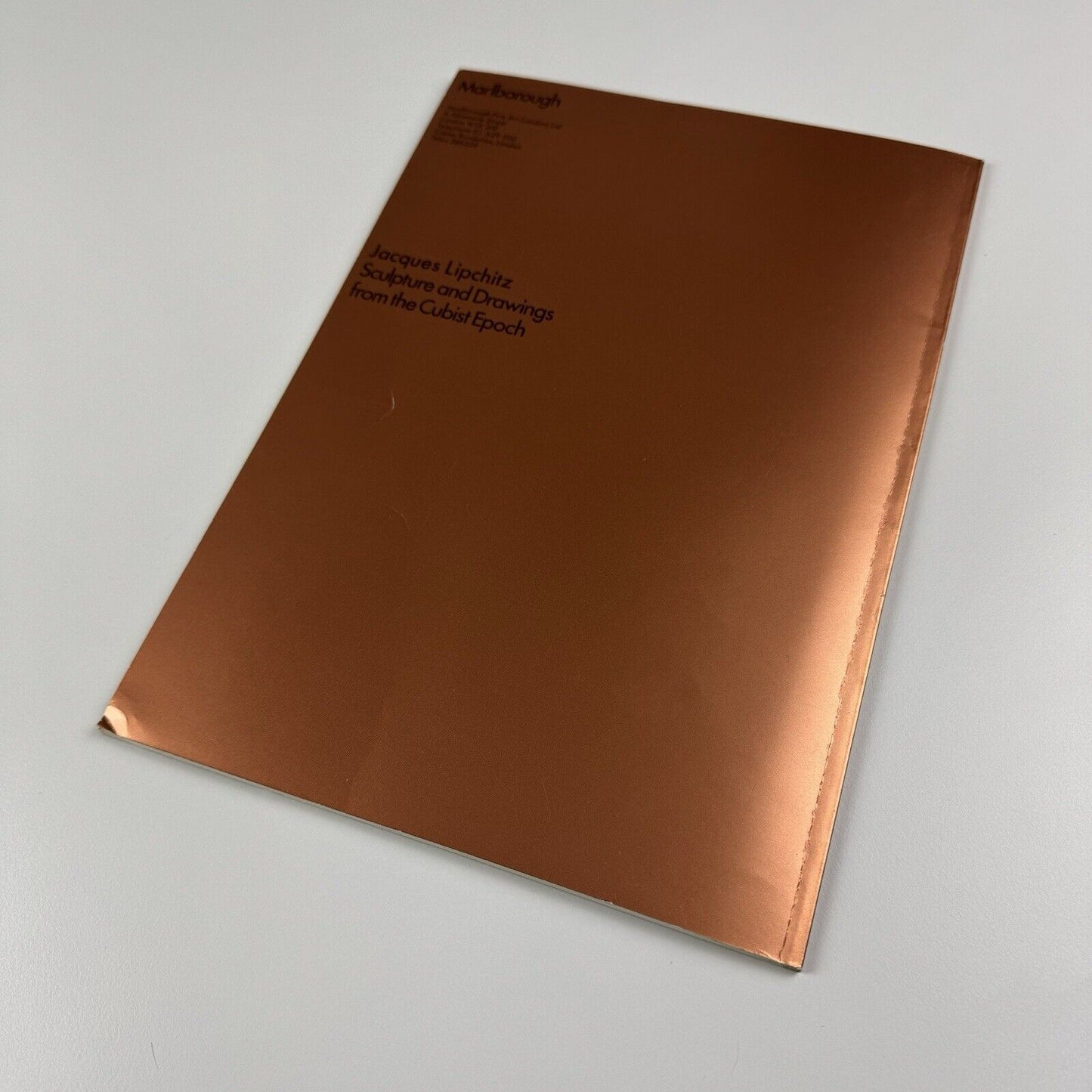 Jacques Lipchitz. Sculpture and Drawings from the Cubist Epoch | Marlborough Fine Art, 1978 | catalogue design by Banks & Miles