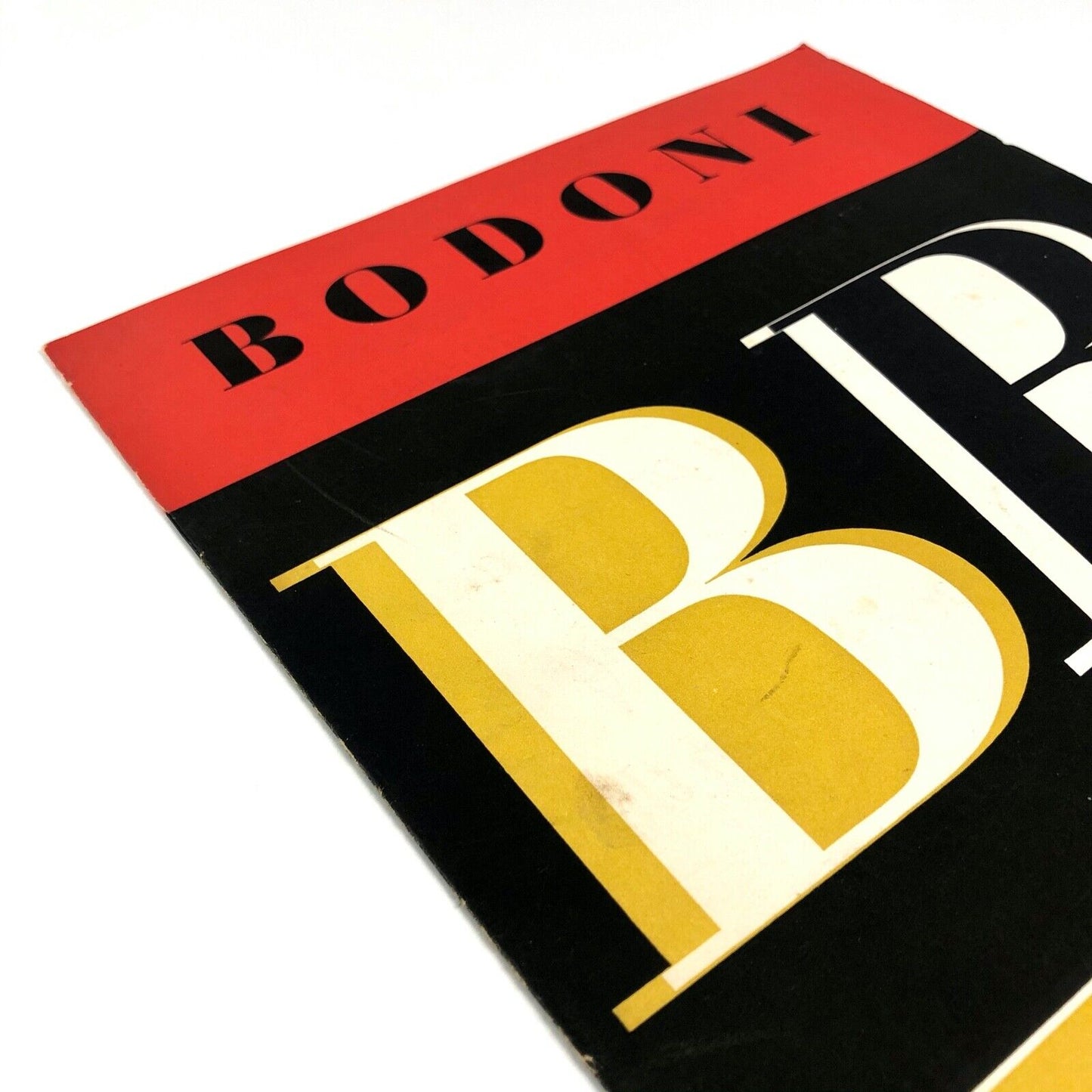 Bodoni type specimen brochure | Typefoundry Amsterdam 1950s?